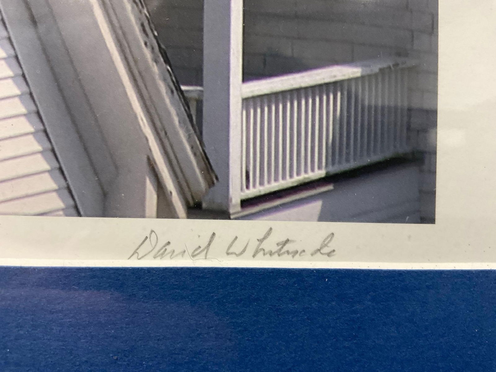 Framed Photo titled View from Curtis Library by David Whiteside, Brunswick, ME, 22h x 17w inches - 4