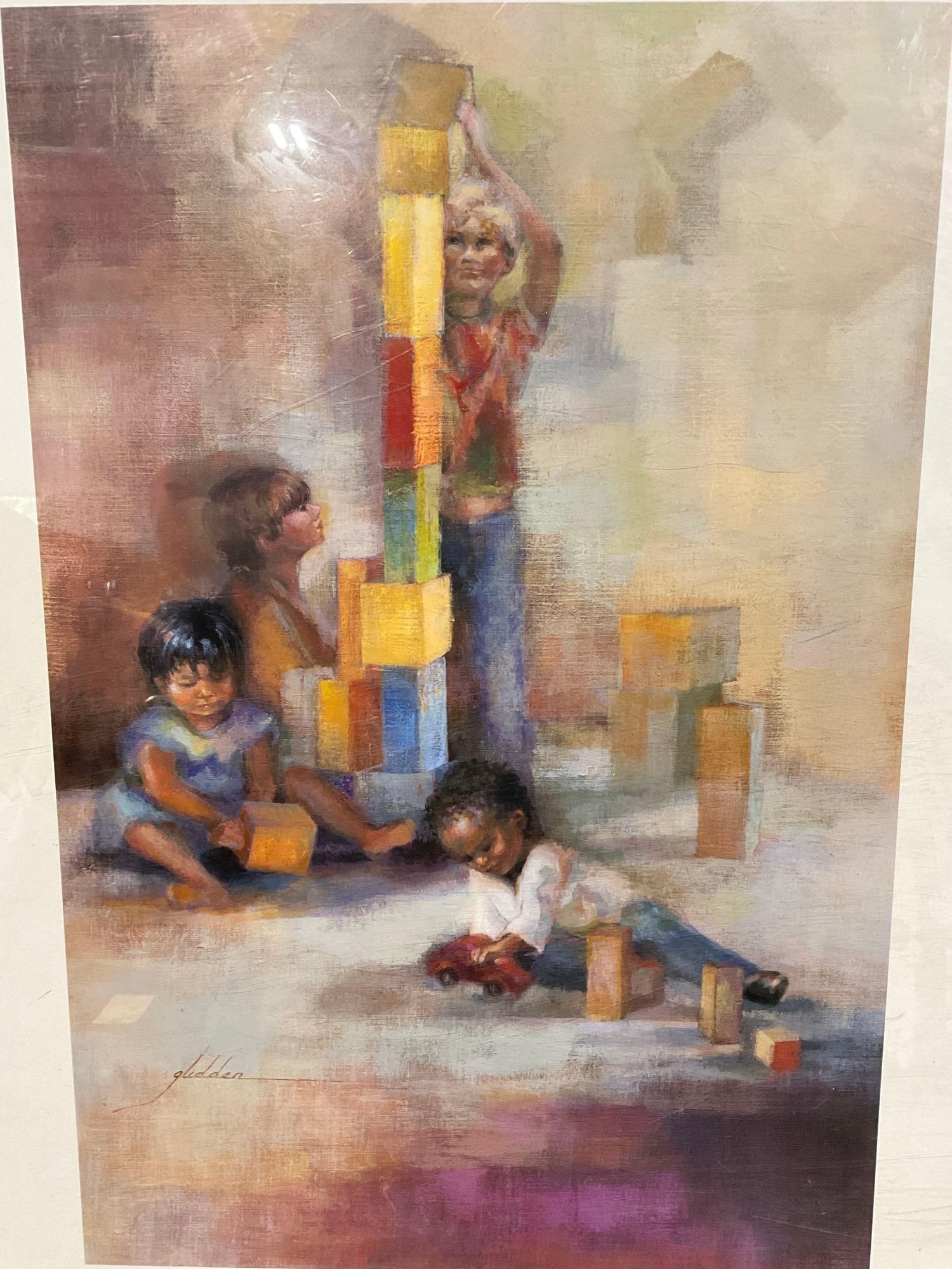 Poster titled Architects of Tomorrow by Artist Kathy Glidden, 25h x 19w inches - 2