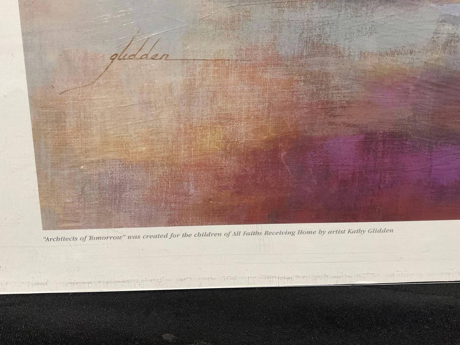 Poster titled Architects of Tomorrow by Artist Kathy Glidden, 25h x 19w inches - 3