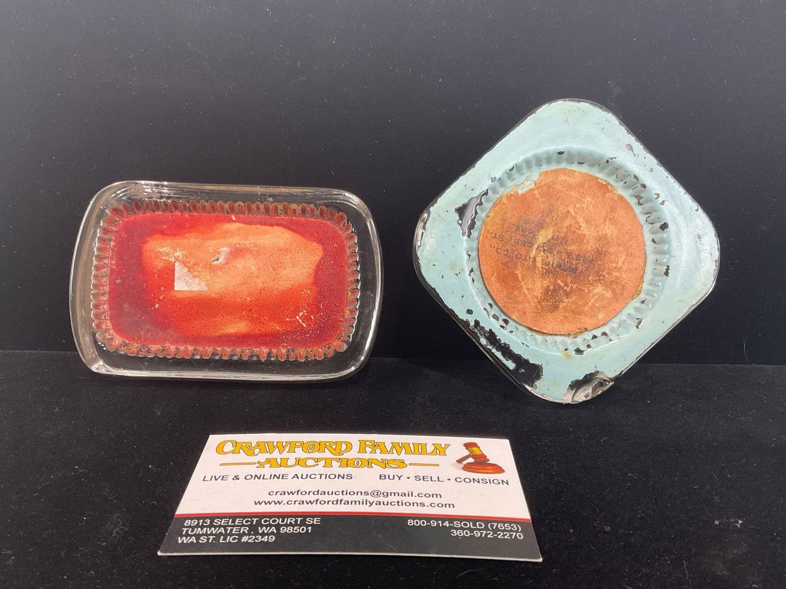 Pair of Glass Paperweight Souvenirs, White House of the Confederacy & Albany, NY Capitol Building - 4