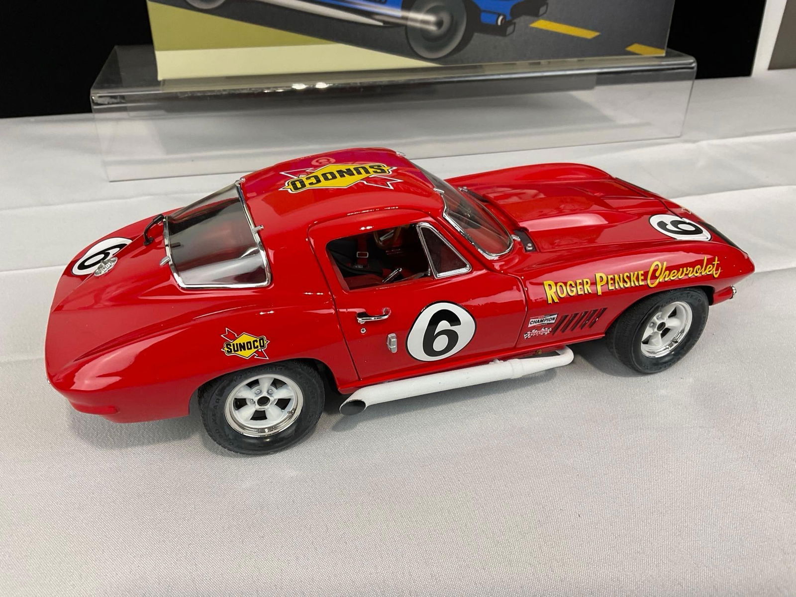 Motorbox 1966 Corvette Stingray Class Win Daytona 24H 1/18 Scale Diecast Car Model orig box - 4