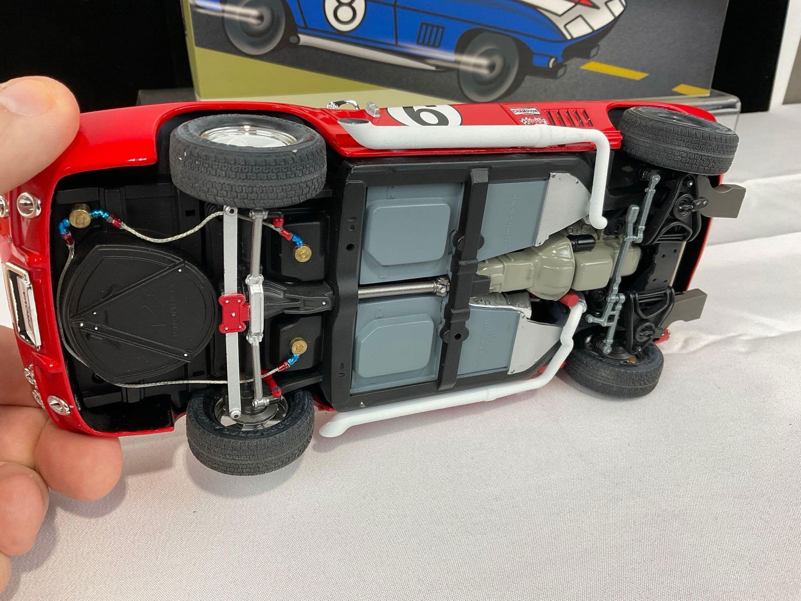 Motorbox 1966 Corvette Stingray Class Win Daytona 24H 1/18 Scale Diecast Car Model orig box - 6