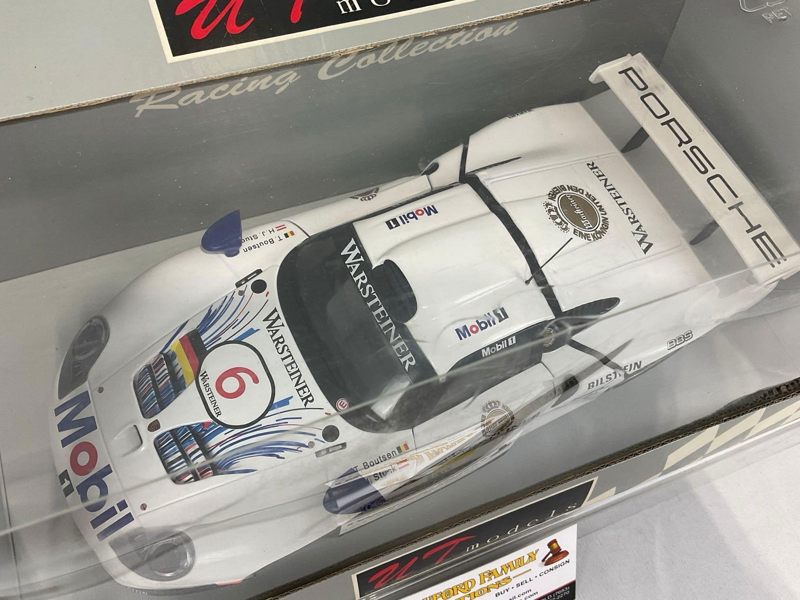 UT Models Porsche 911 GT1 Warsteiner Mobil1, 1/18 Scale Diecast Car Model orig box - 3