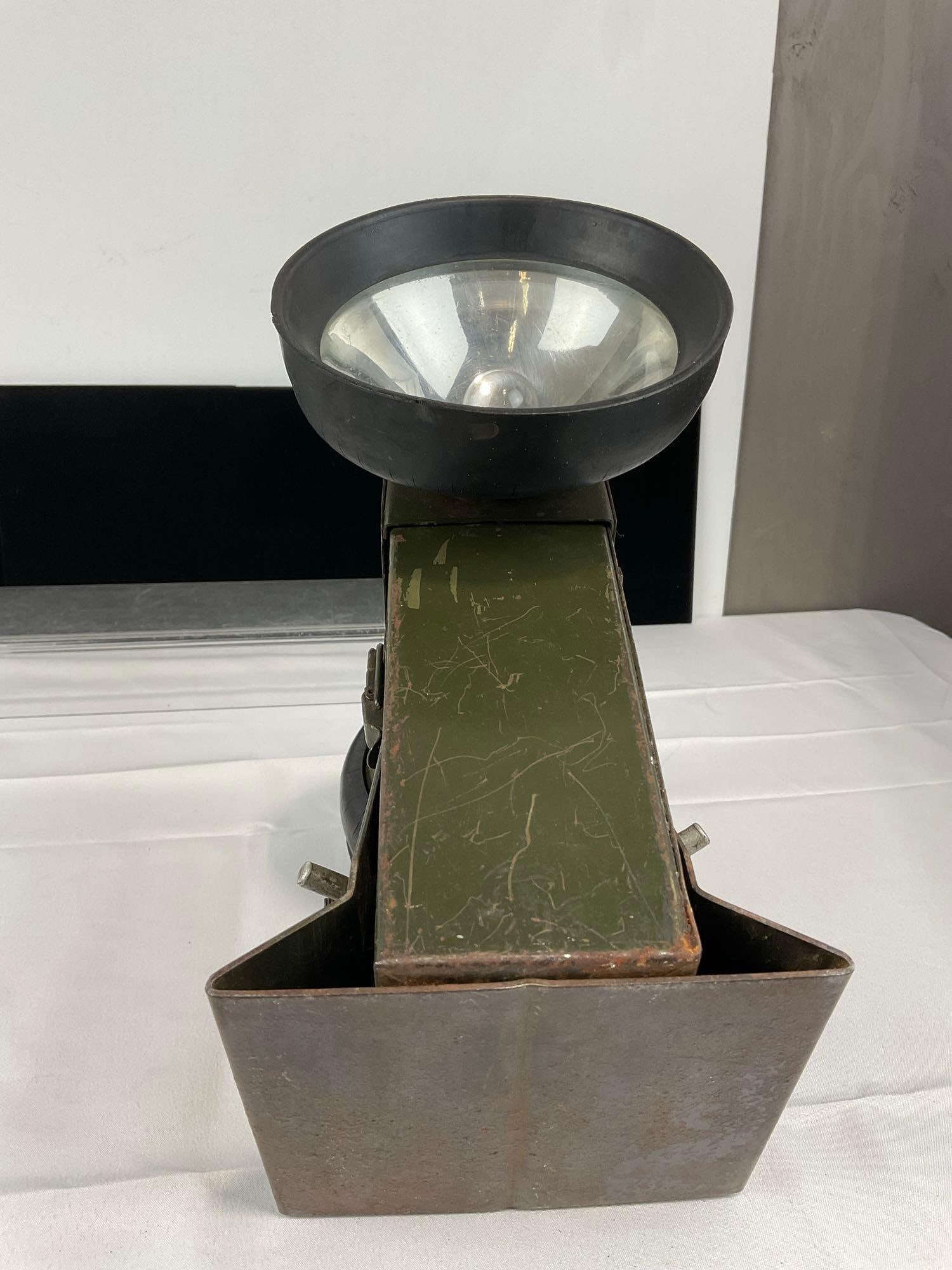 Vintage Carpenter MFG Co Bell System Dual-Head Lantern, 12h x 11w x 6d, no battery included - 8