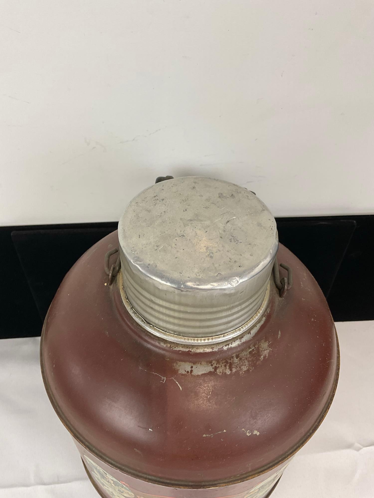 Early 20th Century Brainards Little Brown Jug, by Macomb MFG Co, Insulated Liquid Container, 14x10 - 2