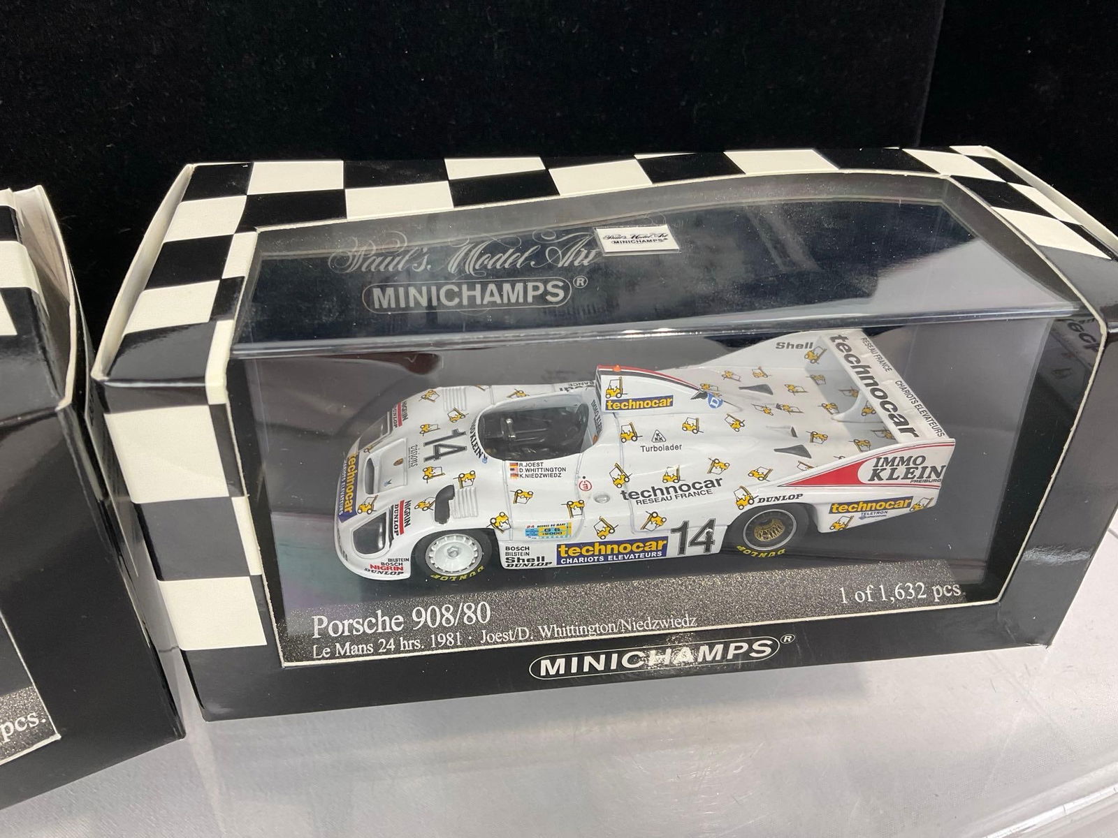 Pair of Minichamps Porsche 908/80 1000km Nurb & LM 24H, 1/43 Scale Diecast Car Model orig boxes - 4
