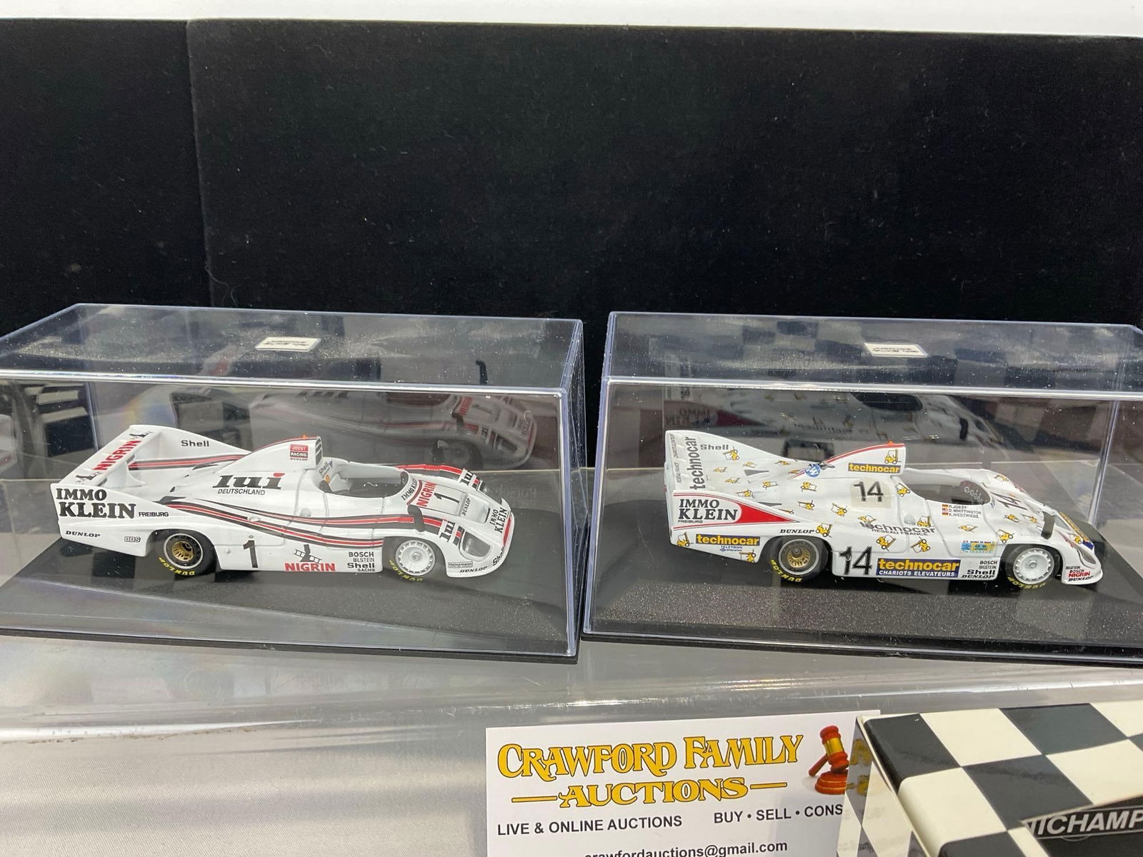 Pair of Minichamps Porsche 908/80 1000km Nurb & LM 24H, 1/43 Scale Diecast Car Model orig boxes - 8