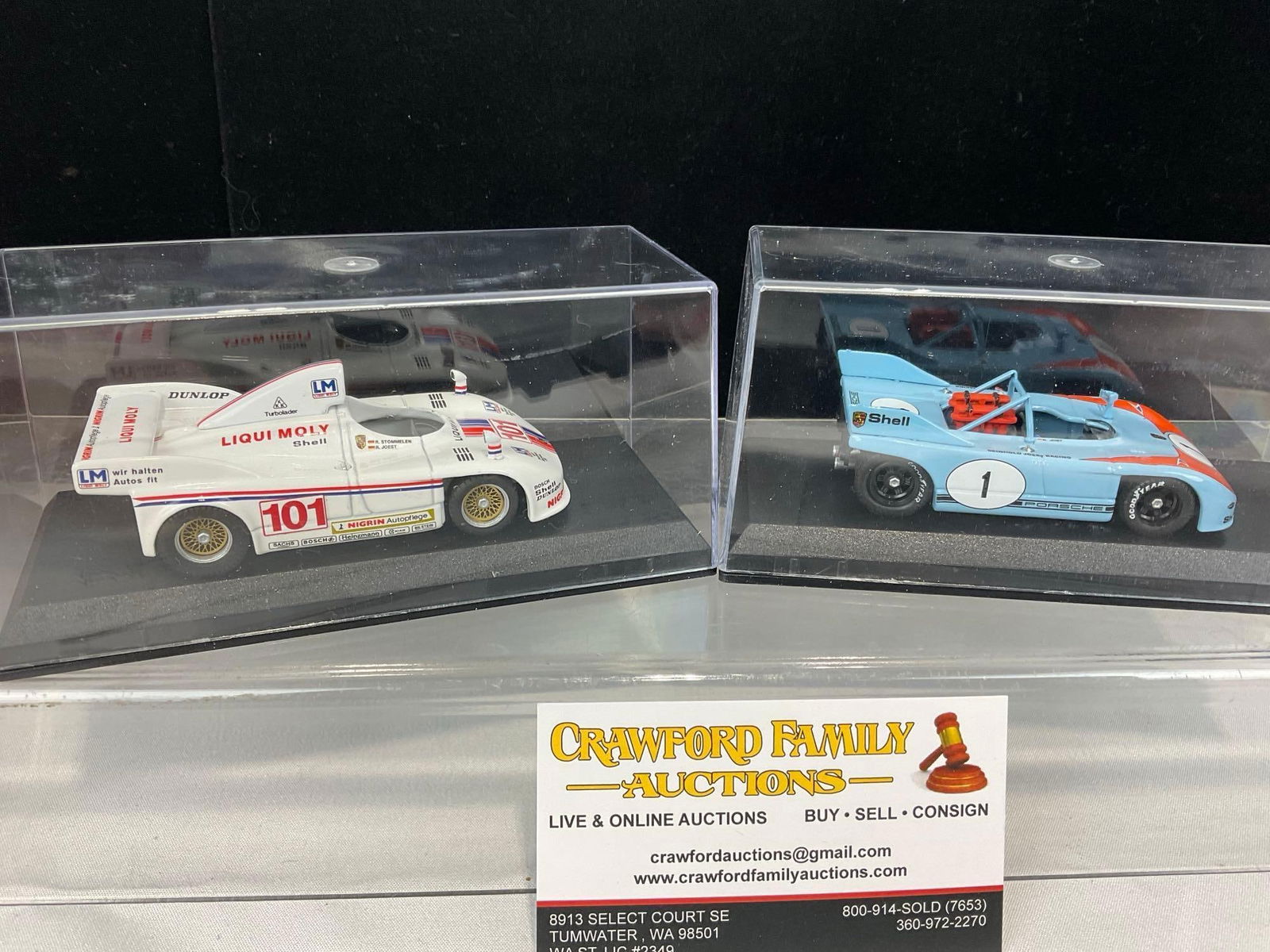 Pair of Model Best Porsche 908/3 & /4, driven by Joest, 1/43 Scale Diecast Car Model orig box - 5