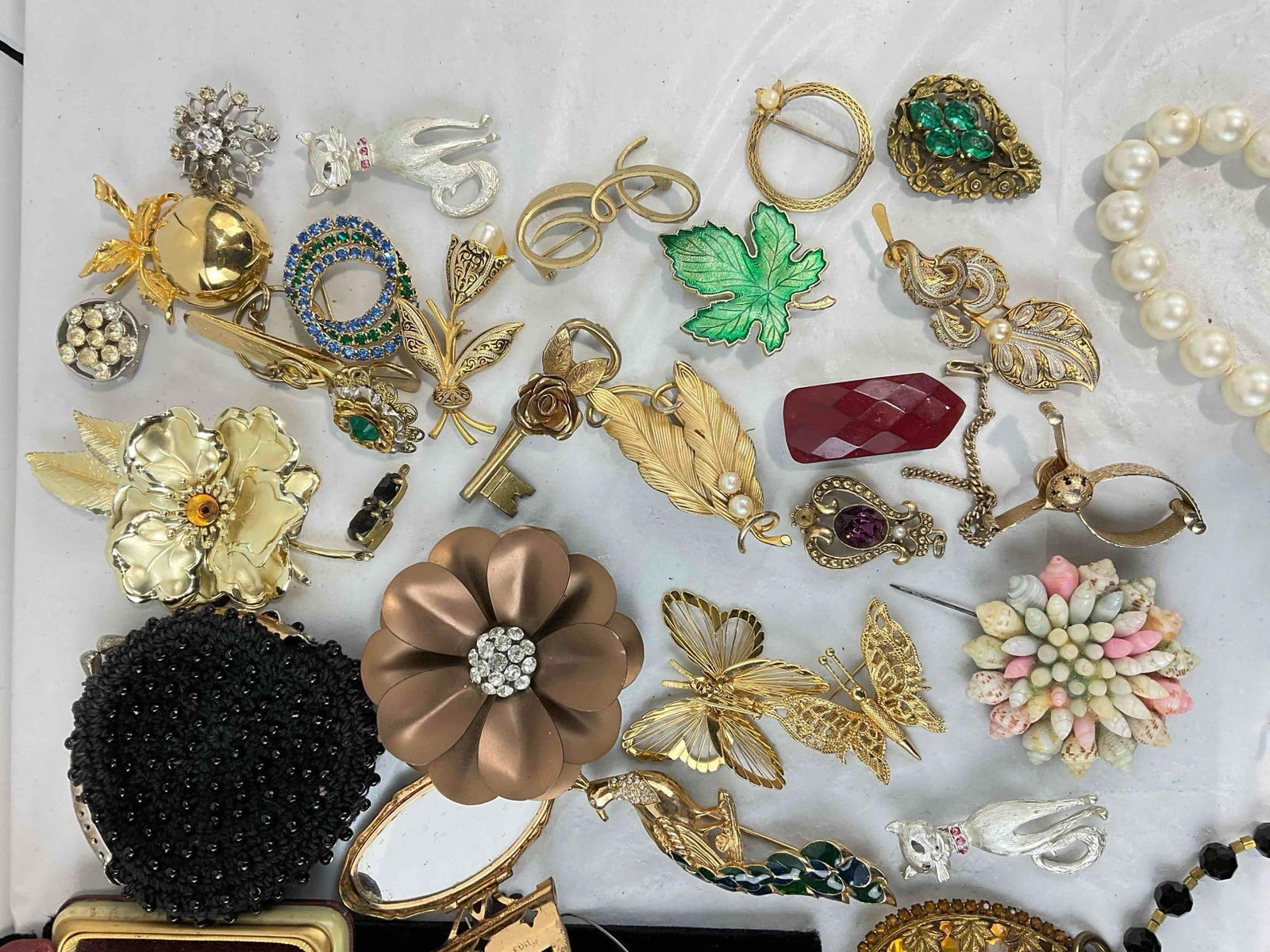 Large Selection of vintage Mostly MC Fashion Jewelry Some Signed See pics - 6