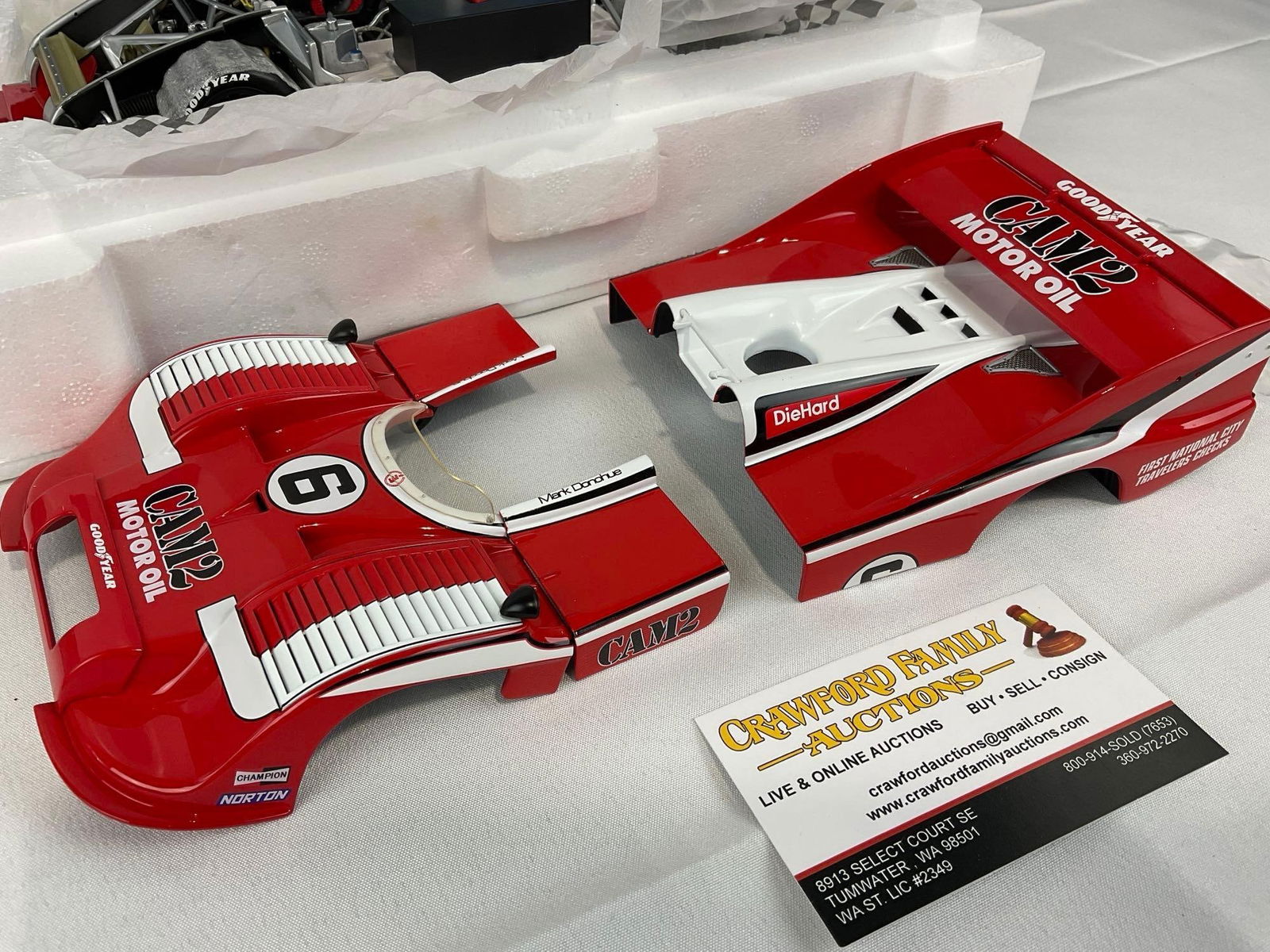 Exoto 1975 Porsche 917/30 #6 Cam2 Mark Donahue 1/18 Scale Diecast Car Model orig box - 2