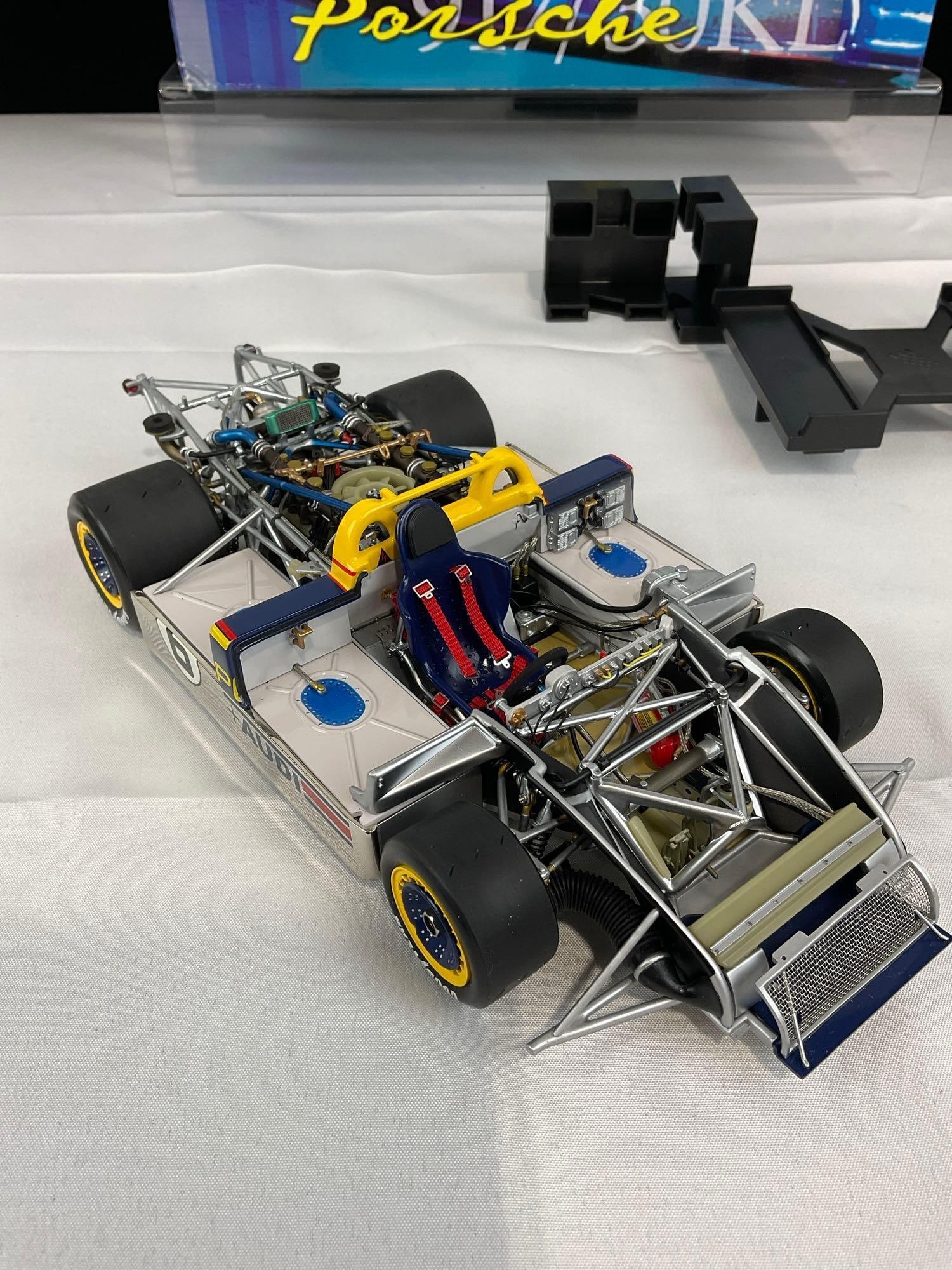 Exoto 1975 Porsche 917/30 #6 Sunoco 1/18 Scale Diecast Car Model orig box, Signed by Roger Penske - 10