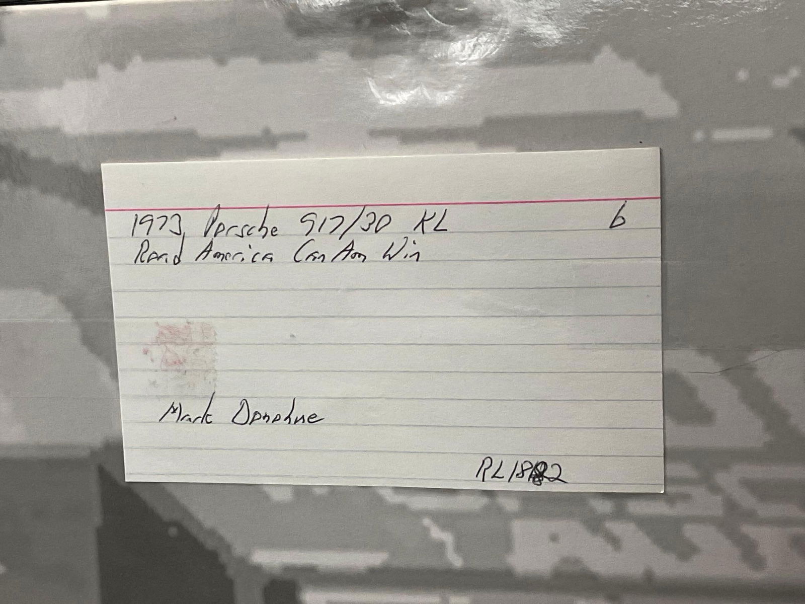 Exoto 1975 Porsche 917/30 #6 Sunoco 1/18 Scale Diecast Car Model orig box, Signed by Roger Penske - 13