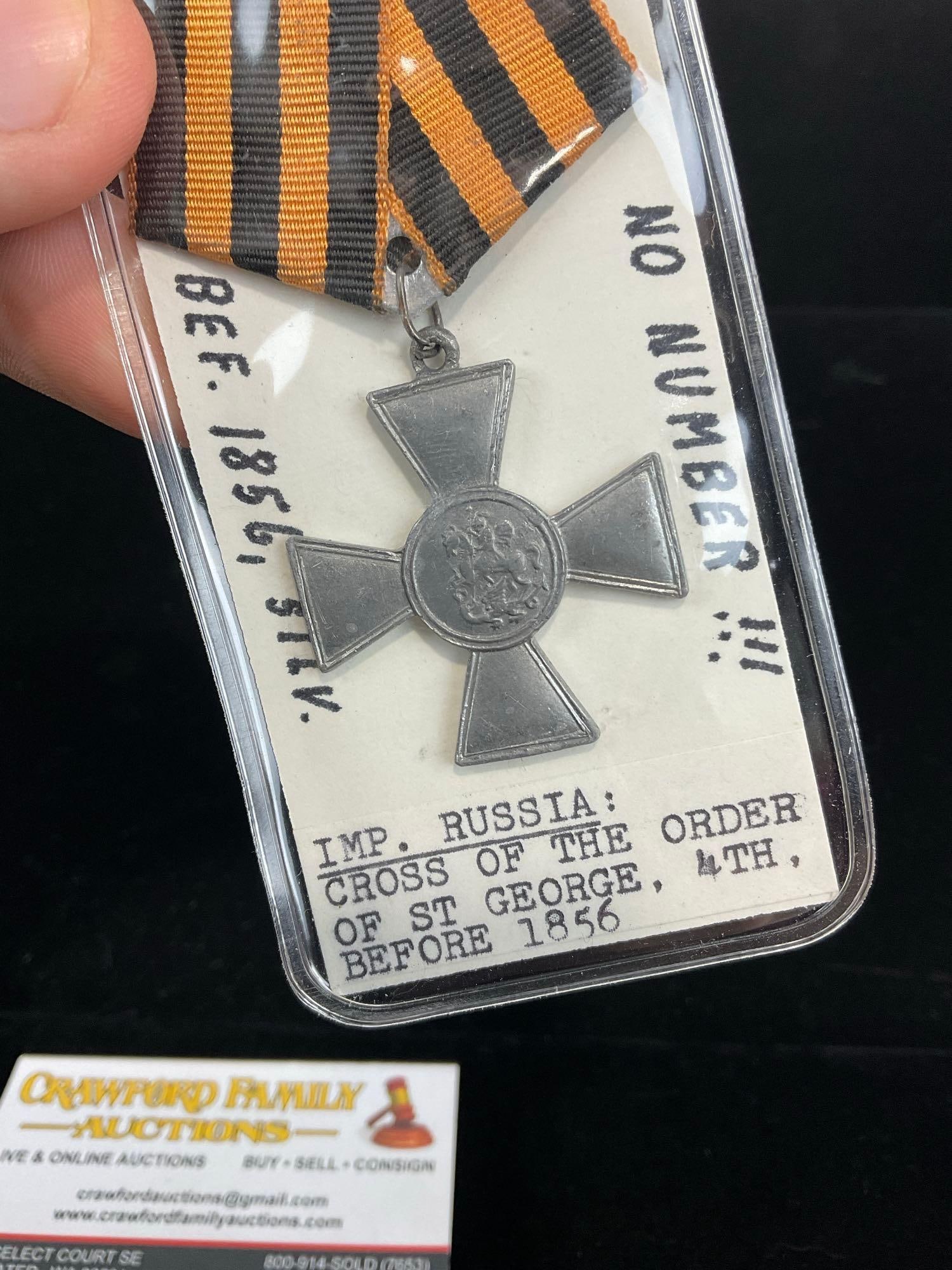 Antique Pre-1856 Imperial Russia, Cross of the Order of St George, 4th class, Maltese style Cross - 2