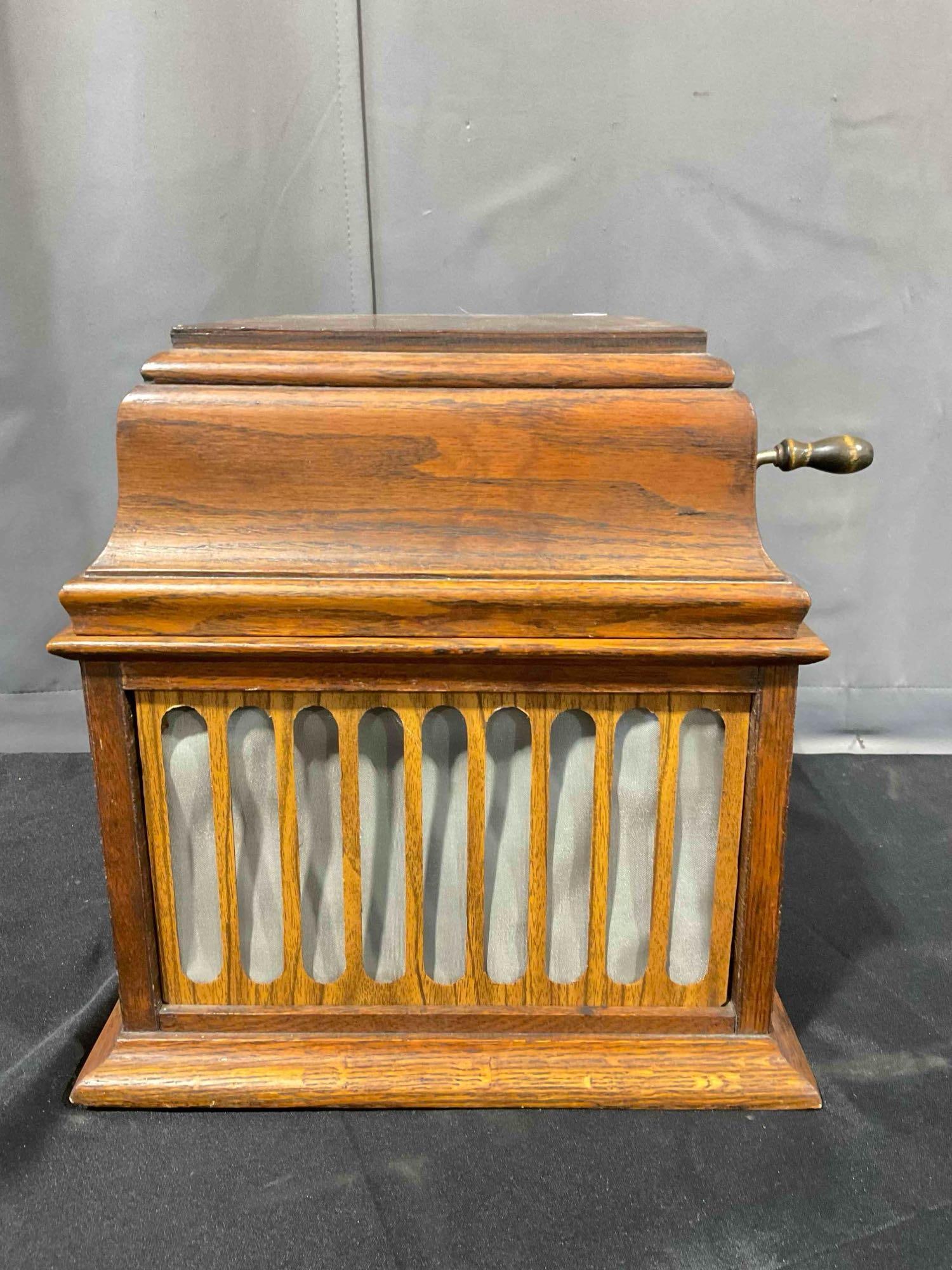Antique Thomas Edison Cylinder Phonograph Amberola Model 30. Very Good Condition. See pics. - 5