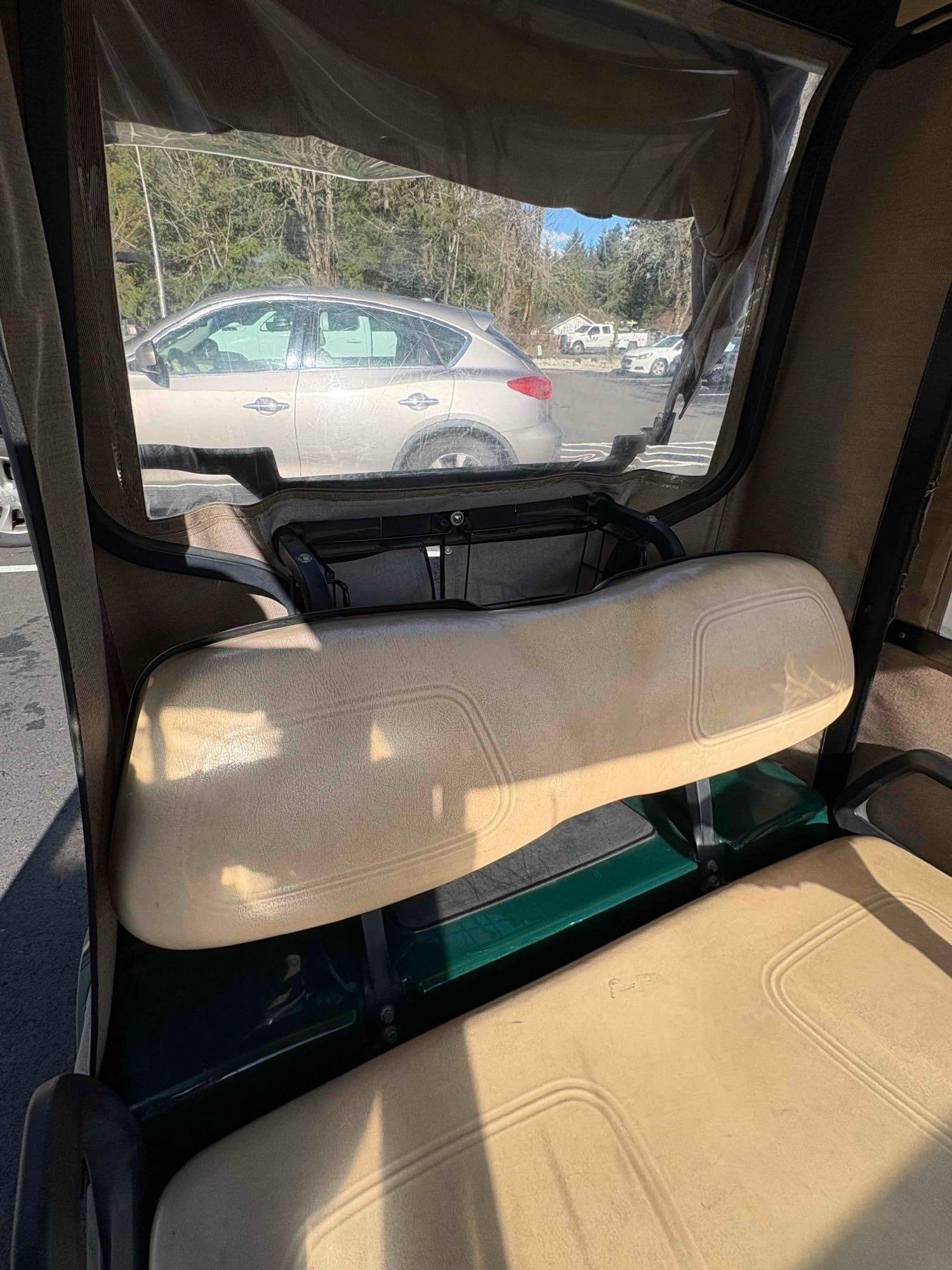 Club Car IR electric Golf cart with cover, doors & battery Charger in good condition - 6