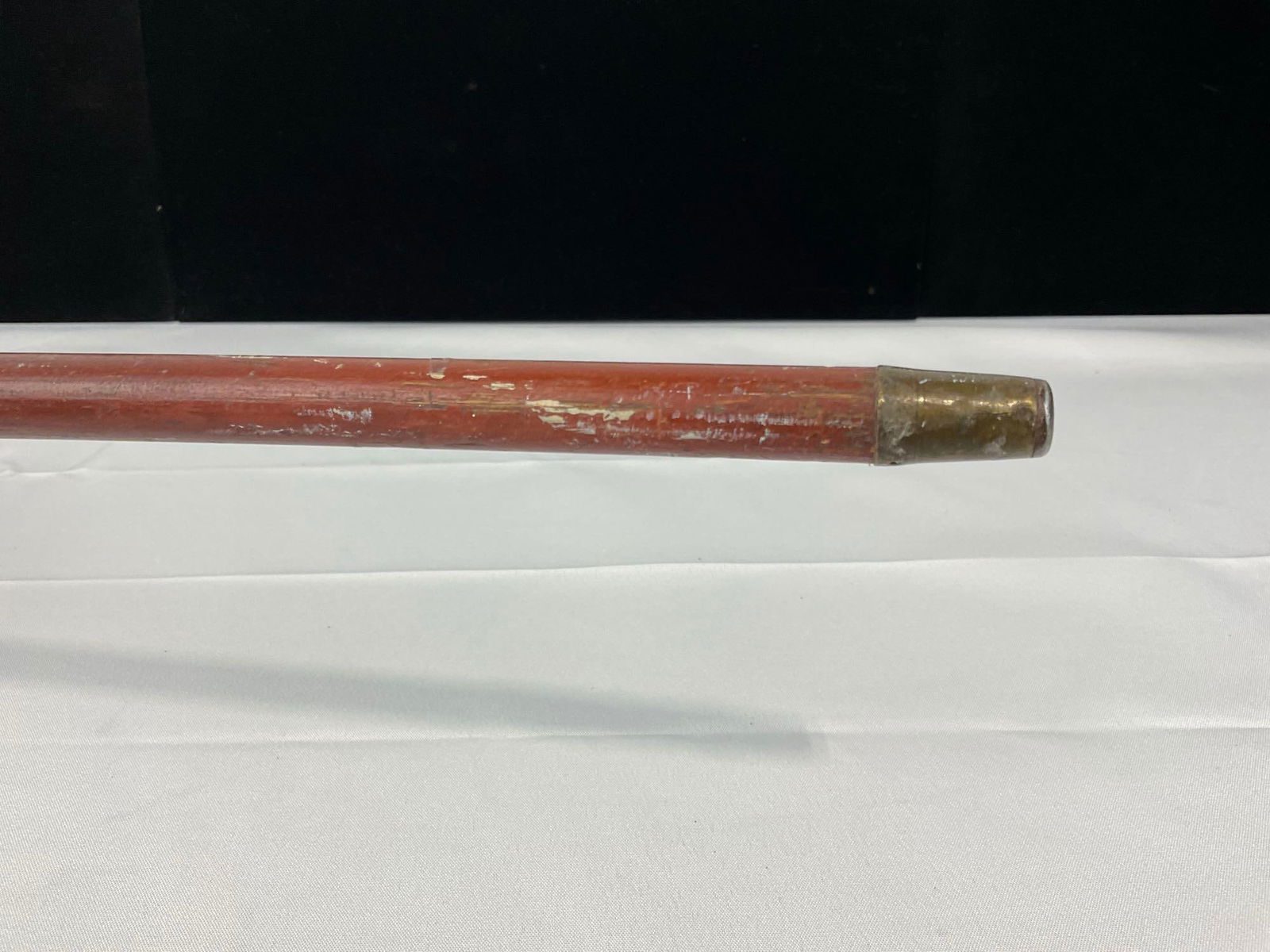 Vintage Wooden Walking Stick w/Deer Antler Handle, 37h x 6w x 3d inches - 5