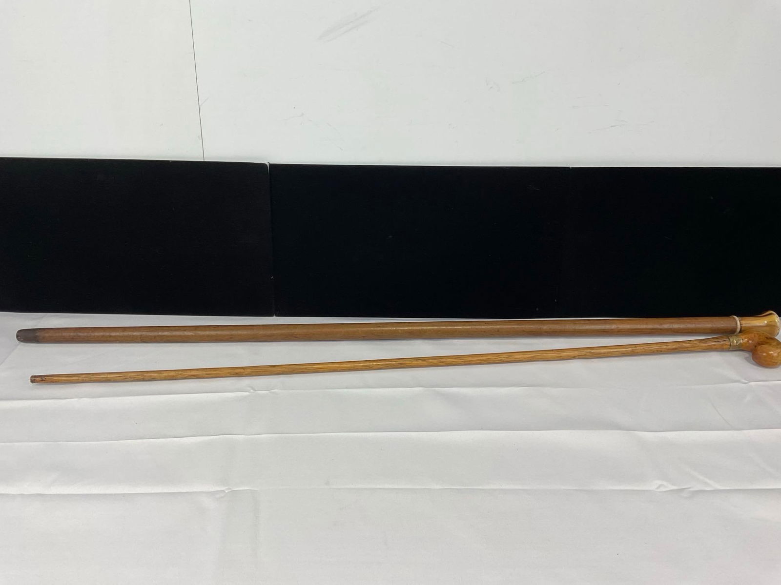 Pair of Wooden Walking Sticks, 36h x 4w x 3d inches - 5