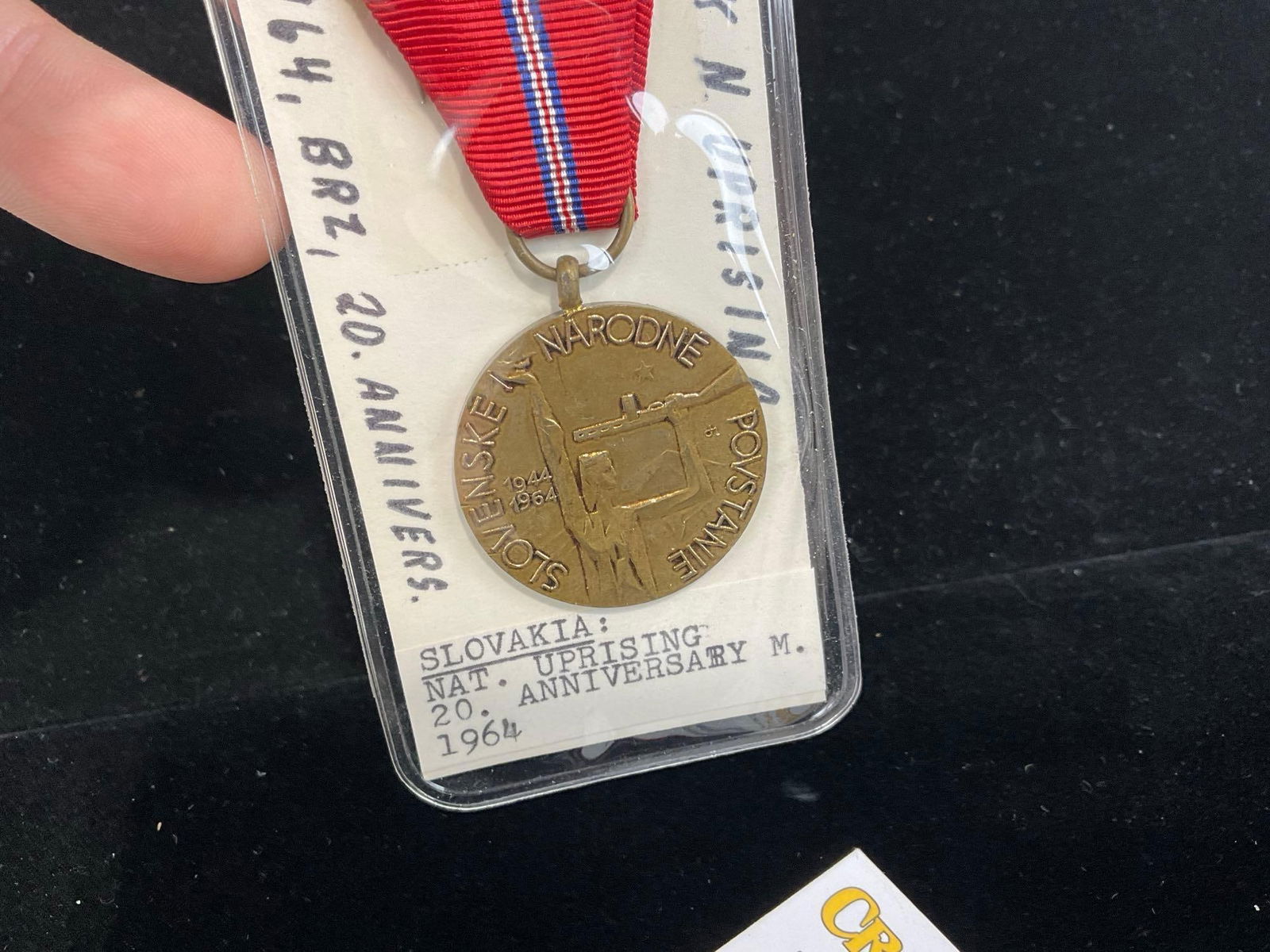 2 Medals, GDR Brotherhood of Arms, Slovak Nat. Uprising 20th anni 1964 & Soviet-GDR Friendship Ba... - 4