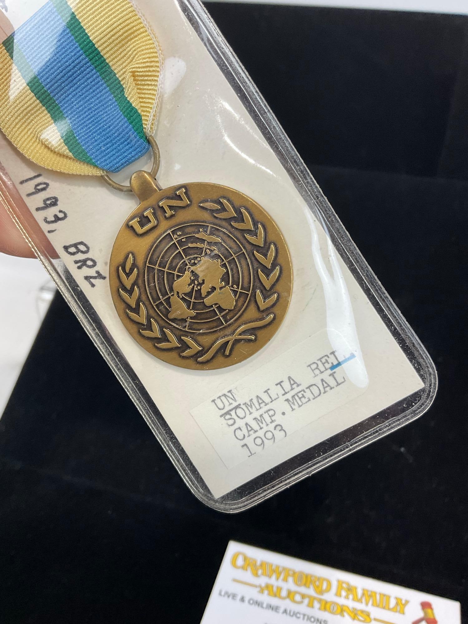 Pair of Medals, Somali Ethiopian Campaign 1964 & United Nations Somali Relief Campaign 1993 - 3