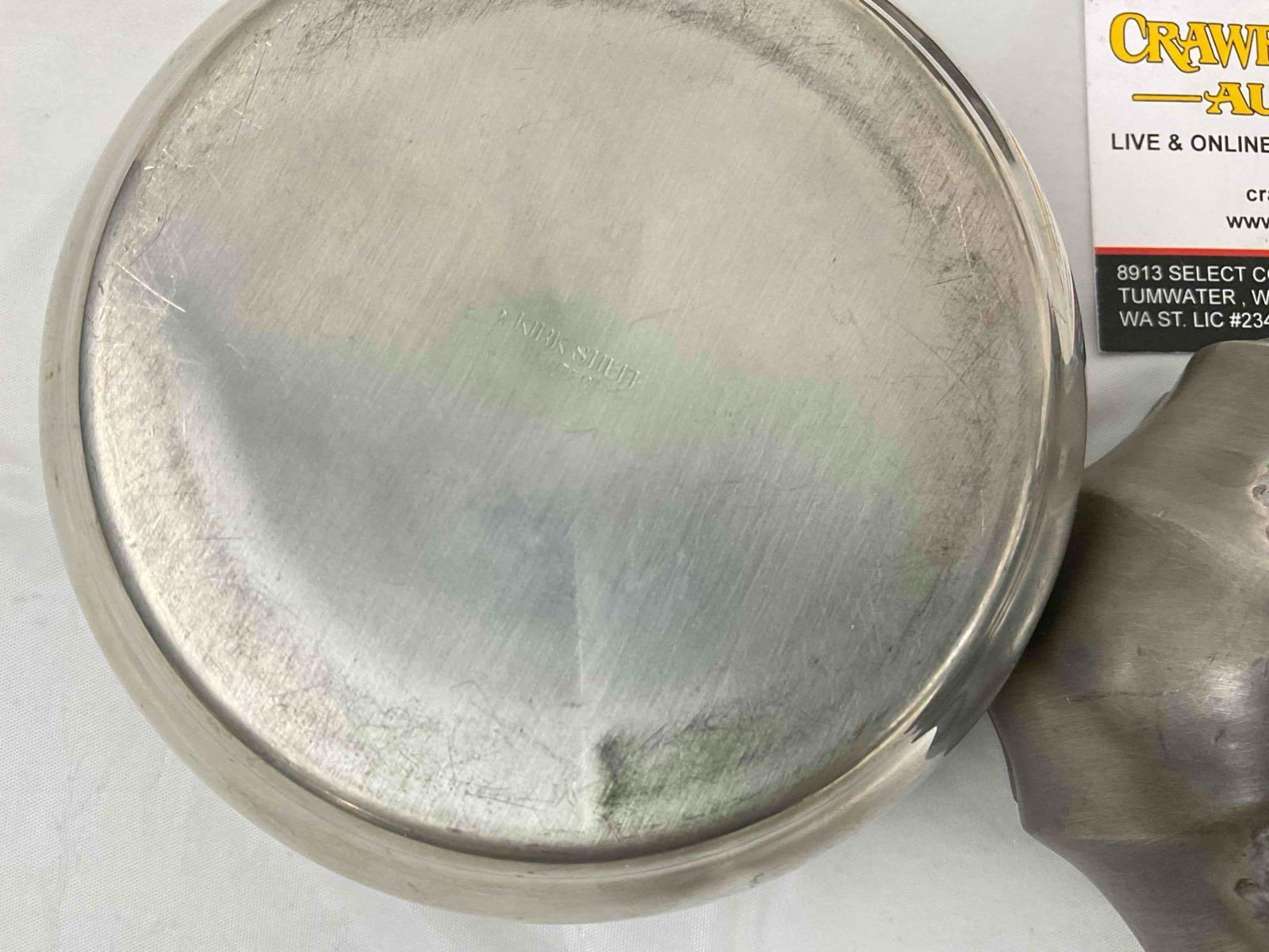 3 pcs Vintage Dresser Boxes, 2x Pewter & 1x Cut Glass. Very Good Condition. See pics. - 6