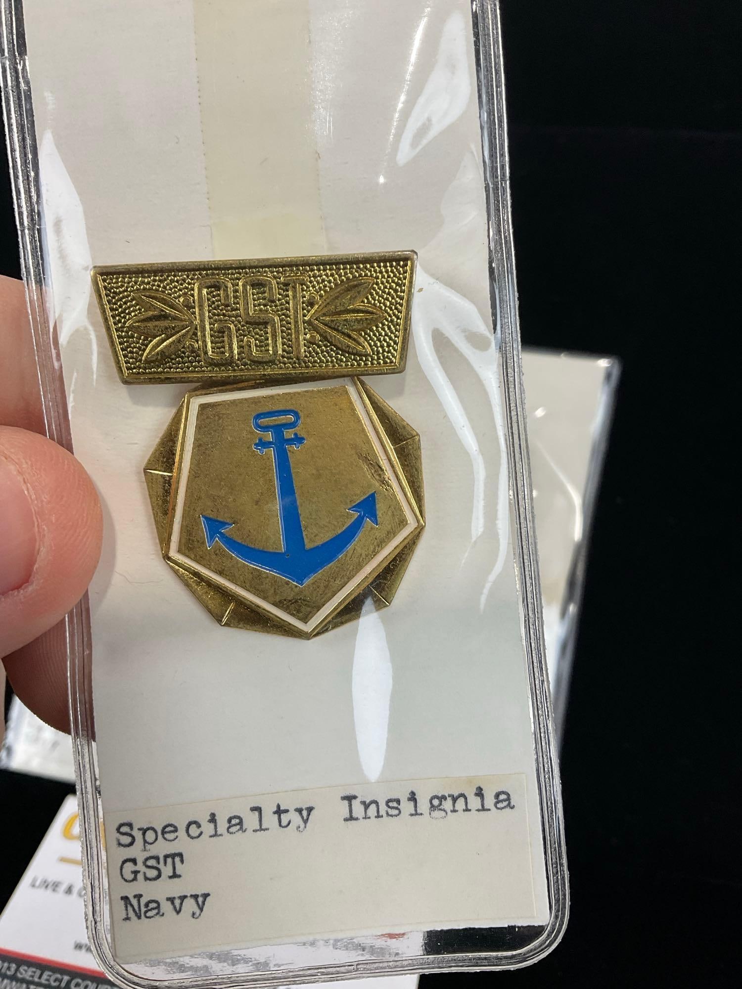 4 GDR East German Class. Badges & Specialty Insignia GST Navy - 2