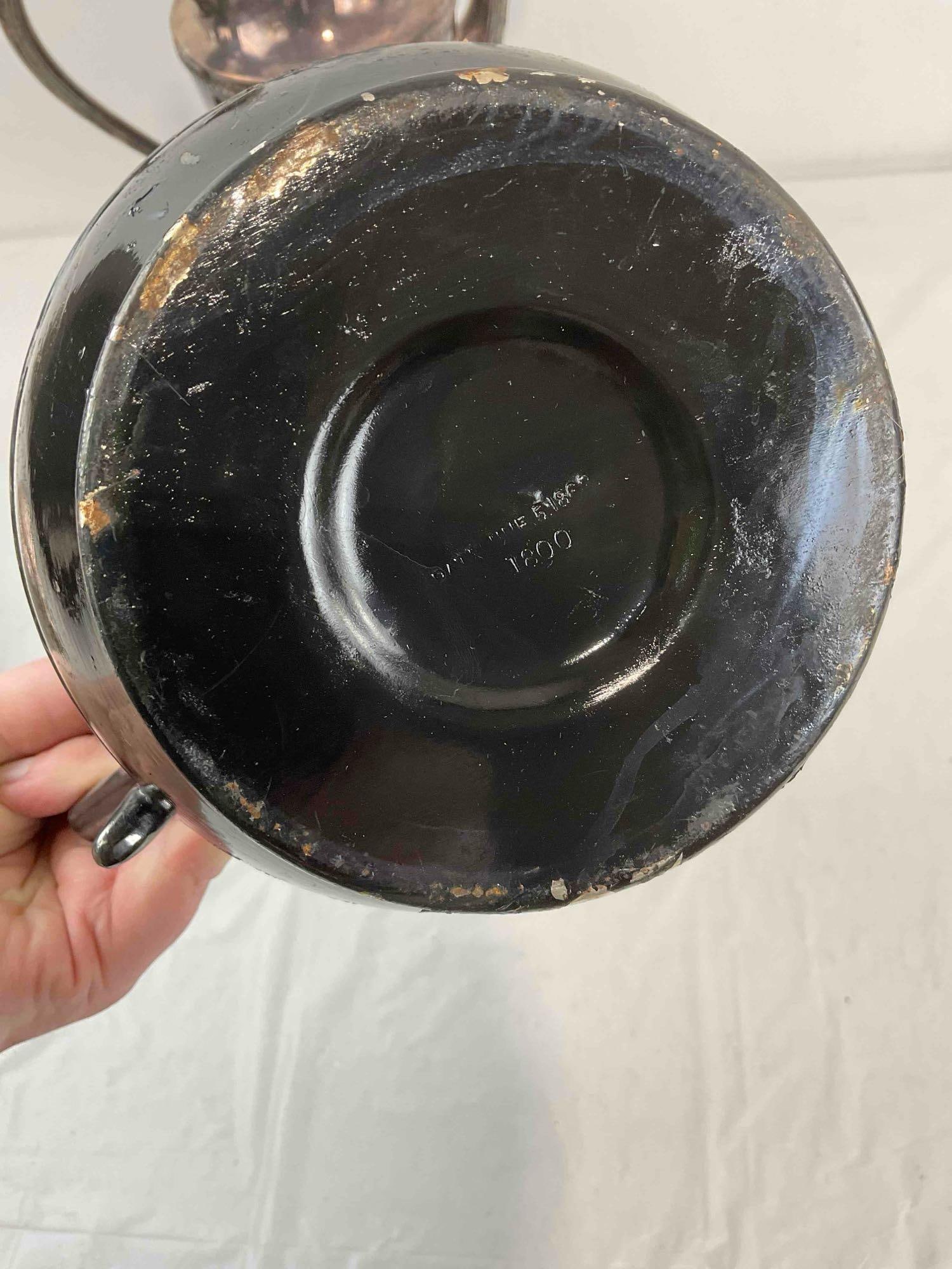 3 pcs Vintage Silver Plated Tea Pots, incl. 1x Wallace & 1x Castleton. Good Condition. See pics. - 12