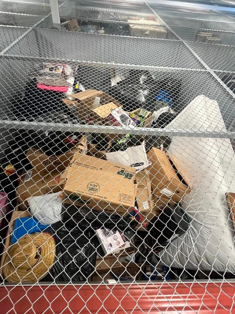 Unit #101 is a 10 x 15 pretty much packed to top , Appears to be Air fryer, tools , vacuum etc.. - 3