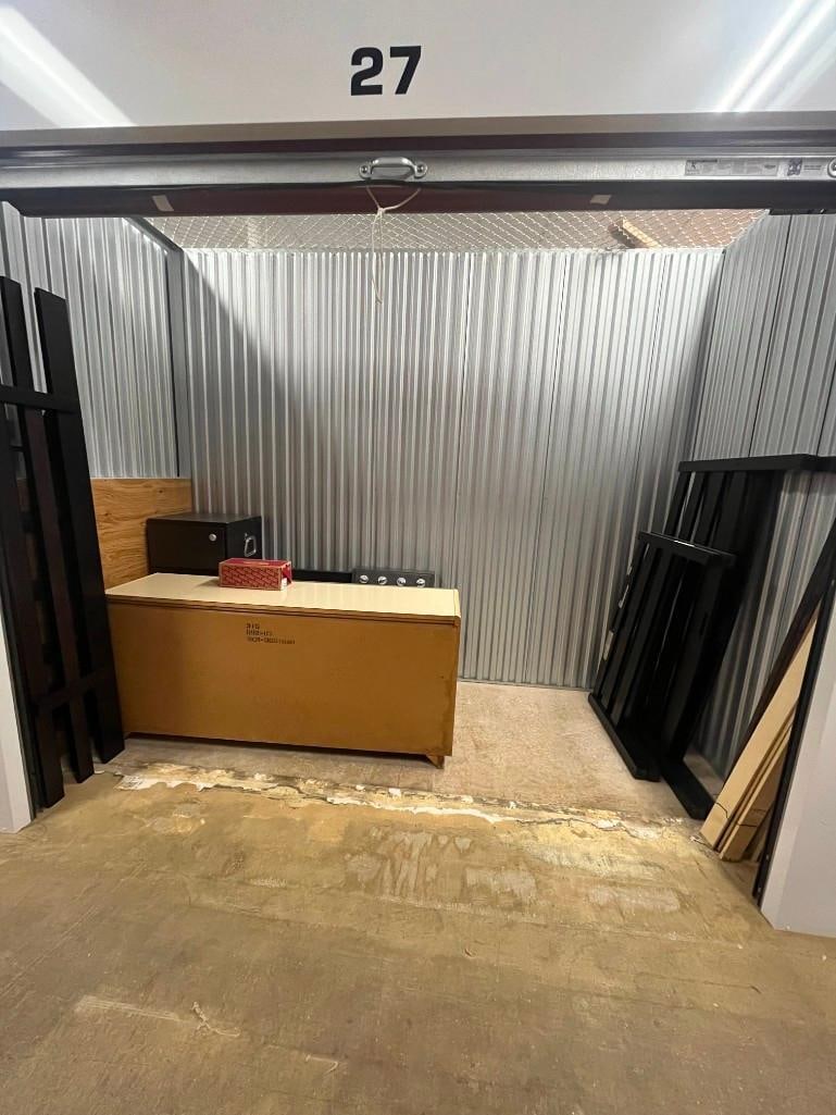Unit # 27 (5x10) Bedframe, Dresser, and Toy Kitchen Appliances (1 of 2)