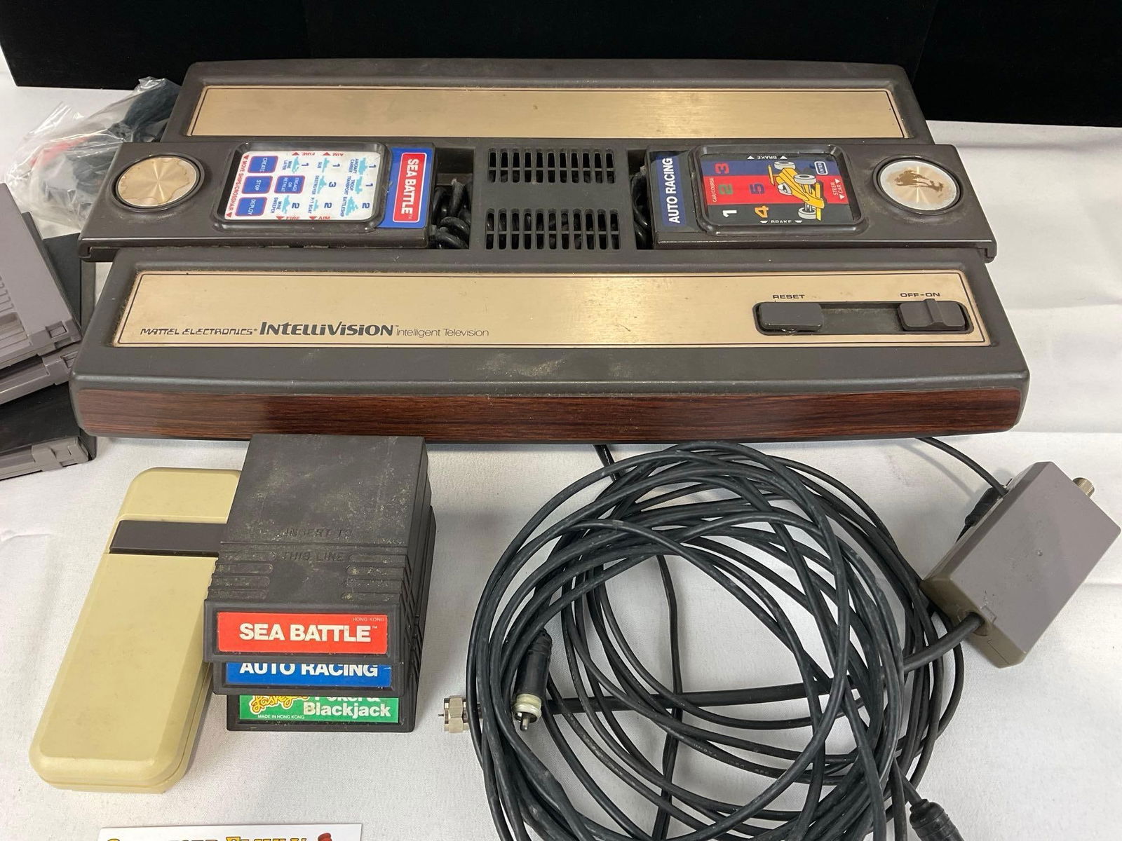 Vintage 1979 Mattel Electronics Intellivision Model 2609, Asst of Games, NES NFL, All-Pro & Super... - 3