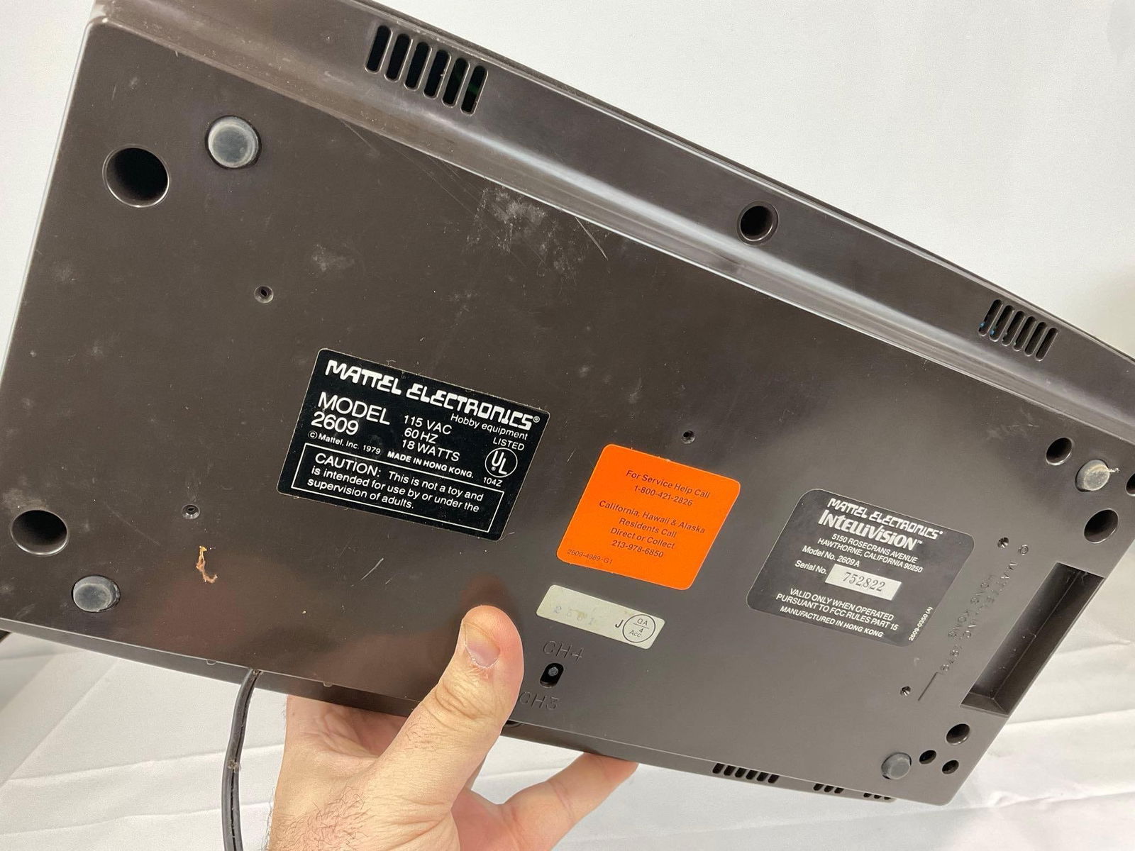 Vintage 1979 Mattel Electronics Intellivision Model 2609, Asst of Games, NES NFL, All-Pro & Super... - 5