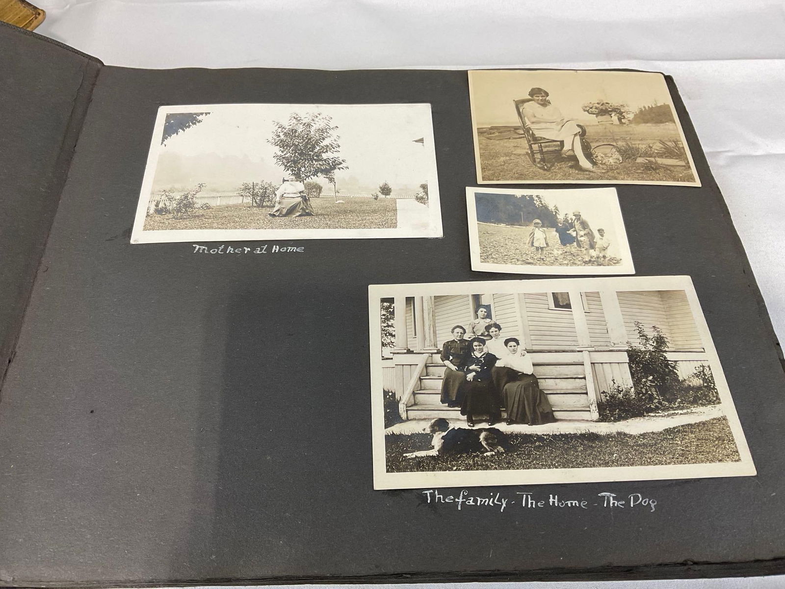 Pair of Antique Photo Albums, Portraits & 1900s Washington, Black & White - 10