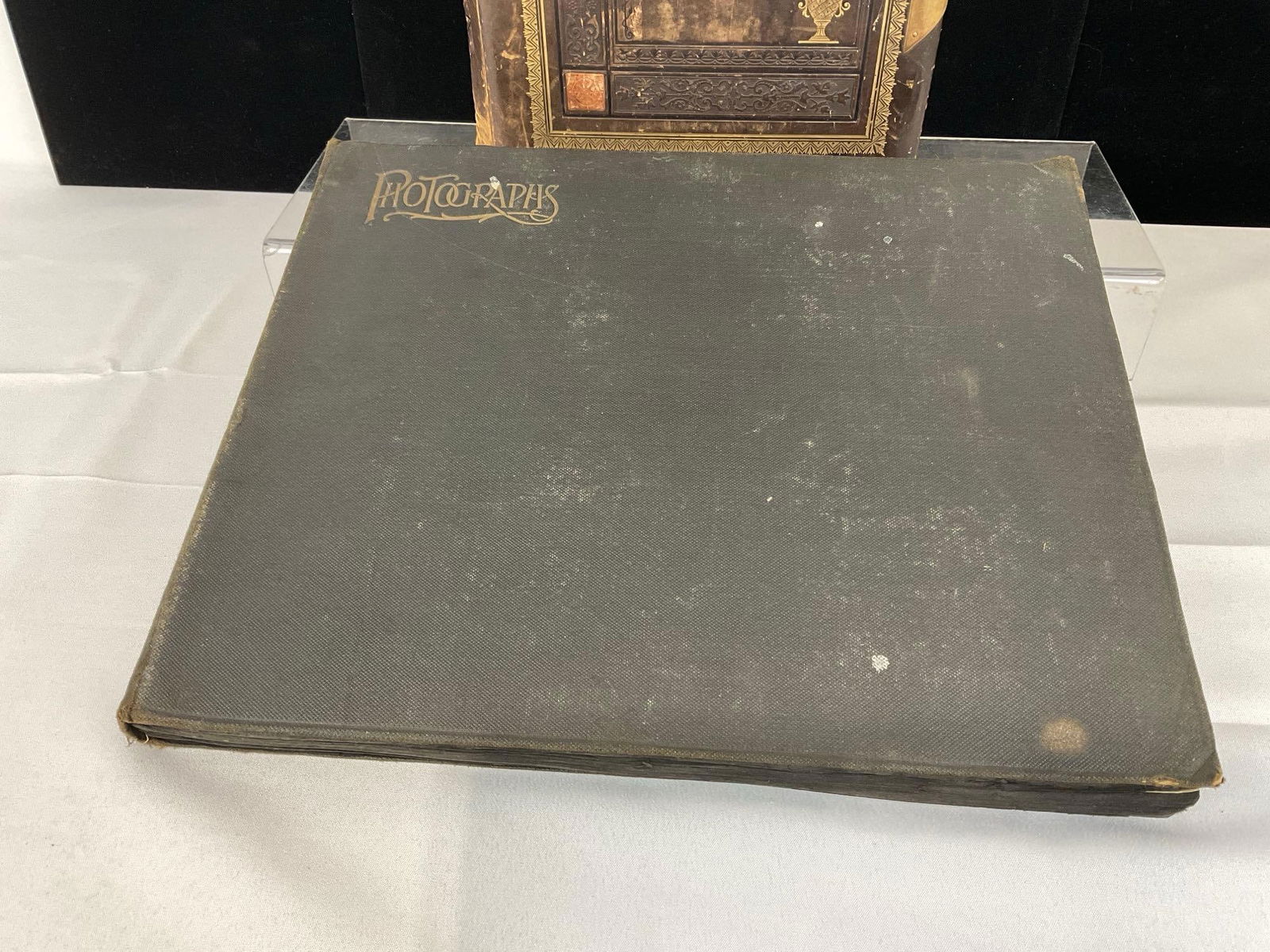 Pair of Antique Photo Albums, Portraits & 1900s Washington, Black & White - 3