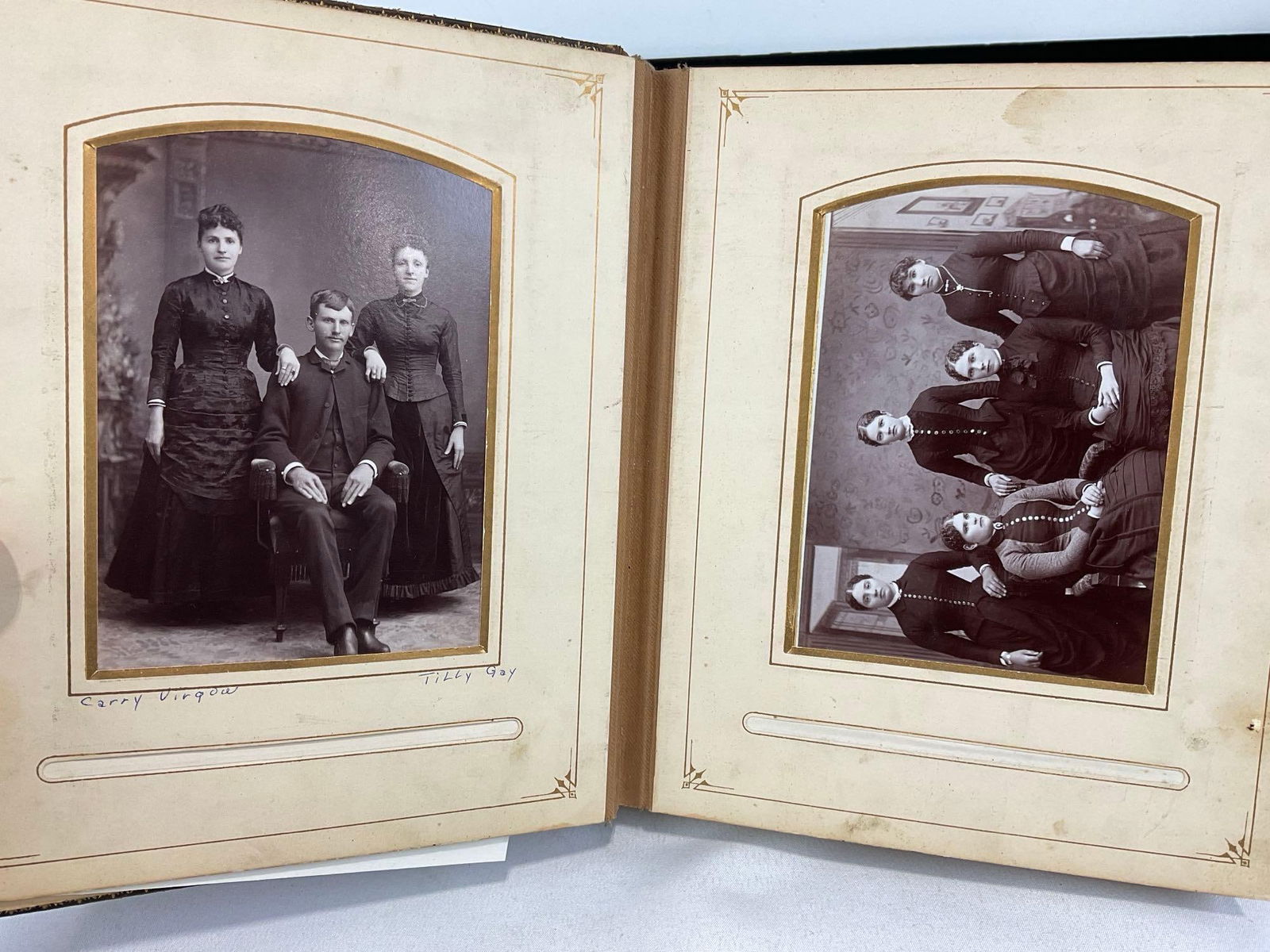 Pair of Antique Photo Albums, Portraits & 1900s Washington, Black & White - 8