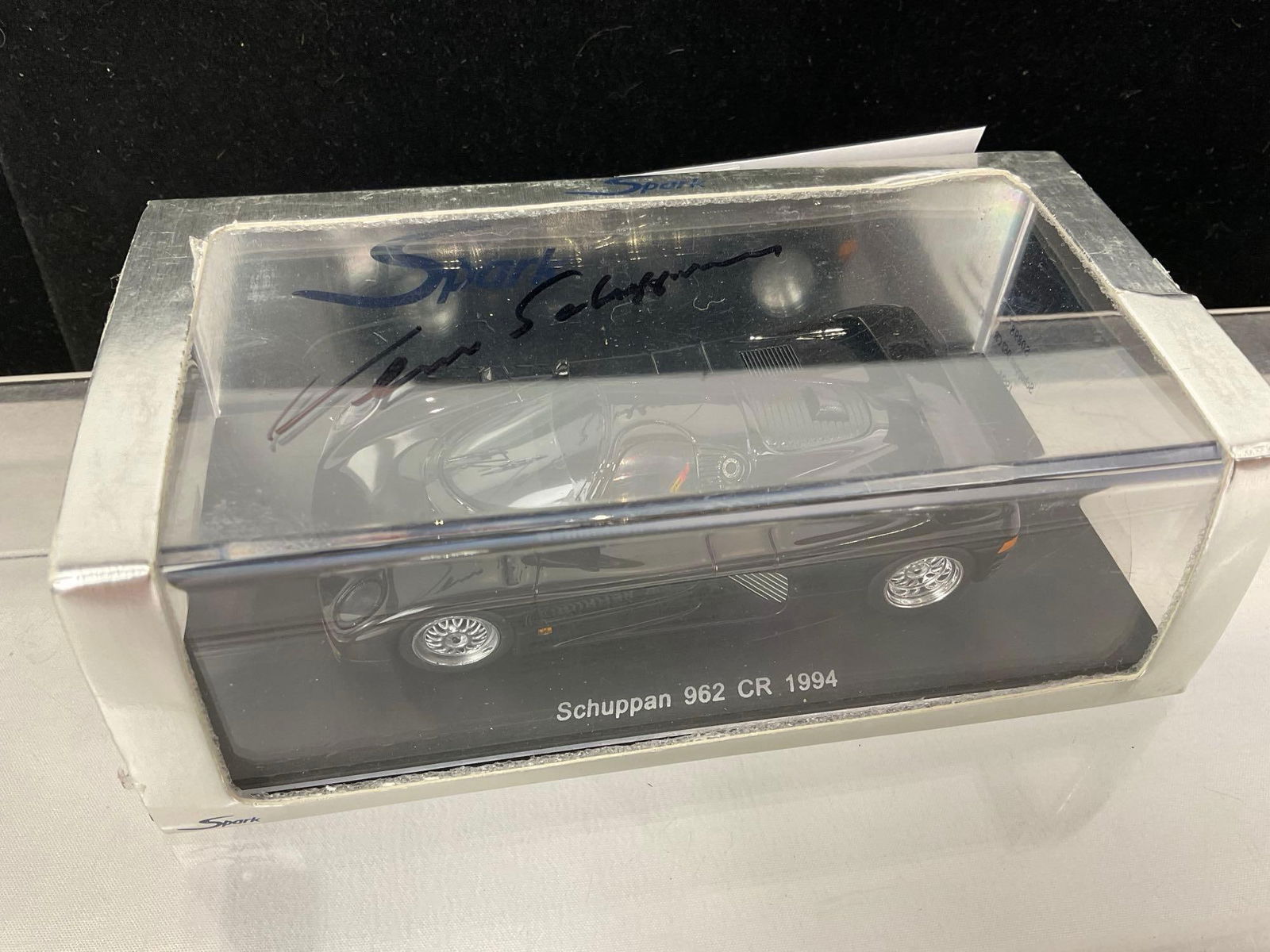 Spark Schuppan 962CR 1994 Signed by Schuppan 1/43 Scale Diecast Car Model orig box - 2