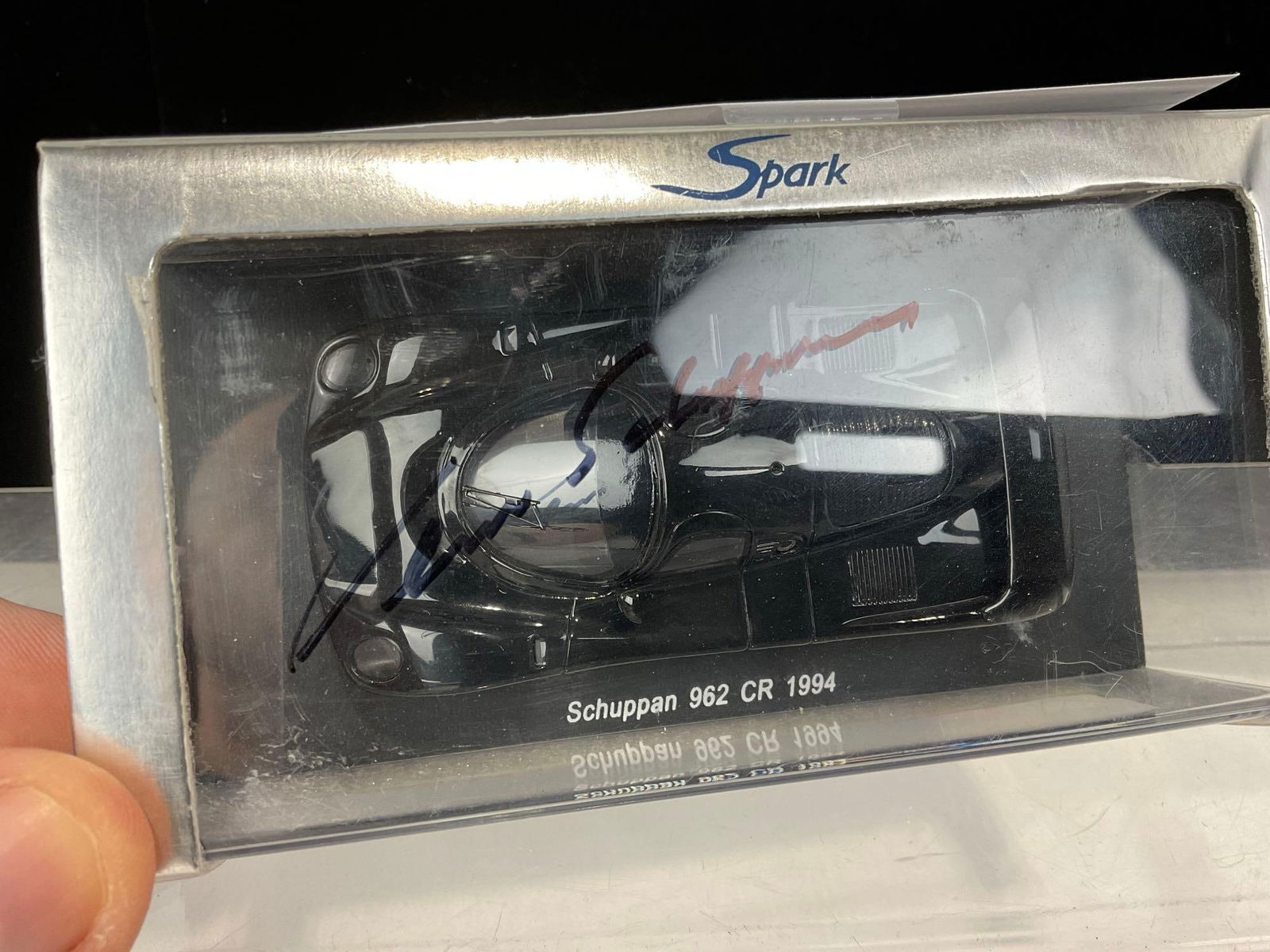 Spark Schuppan 962CR 1994 Signed by Schuppan 1/43 Scale Diecast Car Model orig box - 3