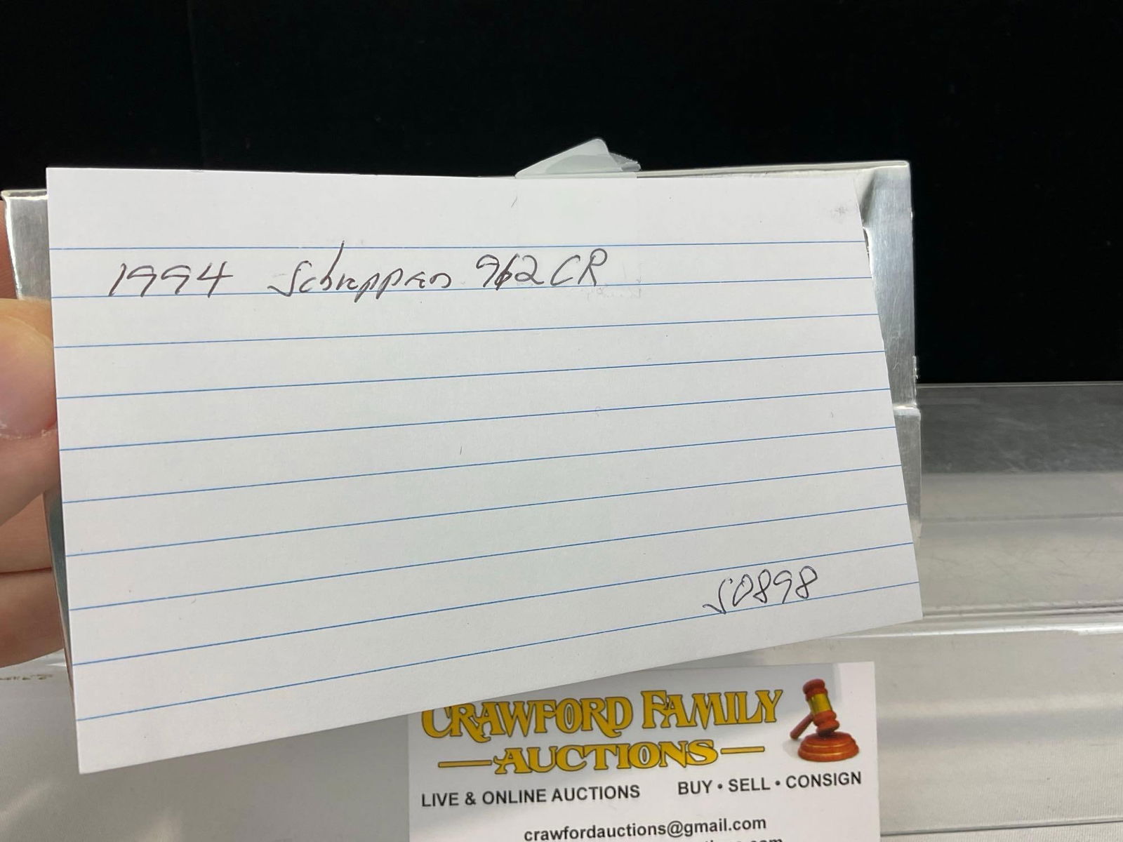 Spark Schuppan 962CR 1994 Signed by Schuppan 1/43 Scale Diecast Car Model orig box - 5