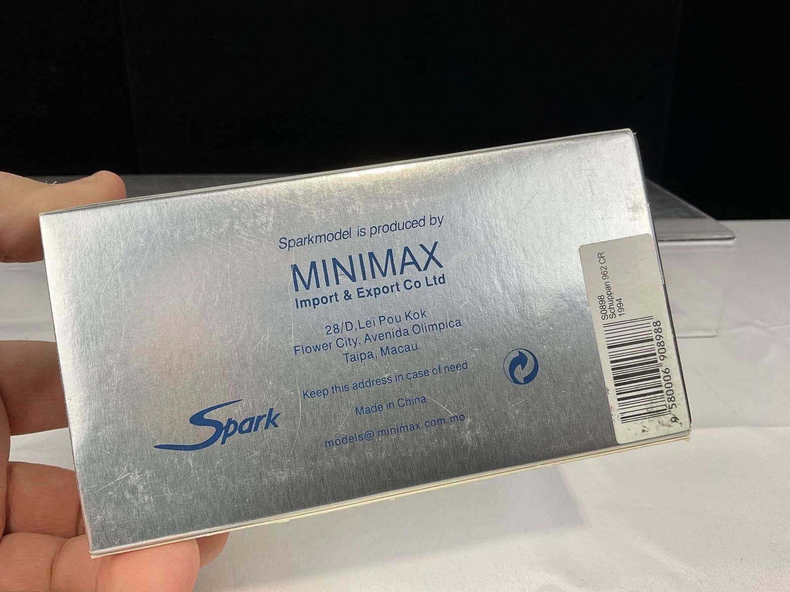 Spark Schuppan 962CR 1994 Signed by Schuppan 1/43 Scale Diecast Car Model orig box - 6