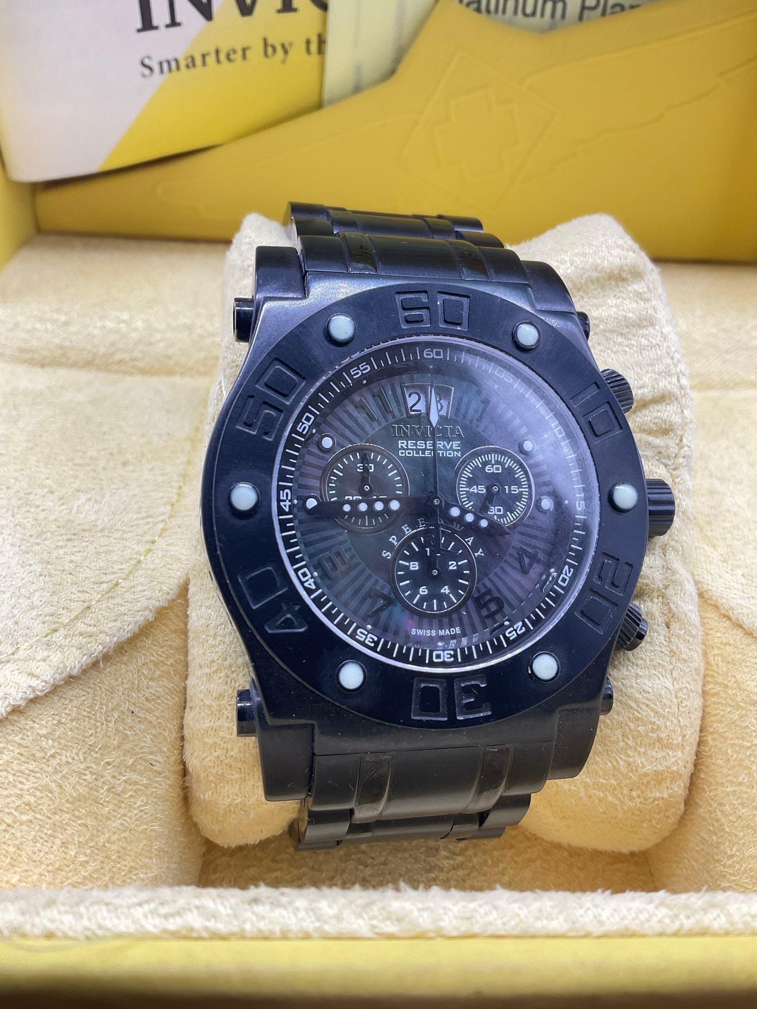 Swiss Made Invicta Reserve Collection Speed way 200M Chronograph Men's Wrist Watch Model 4365 - 2