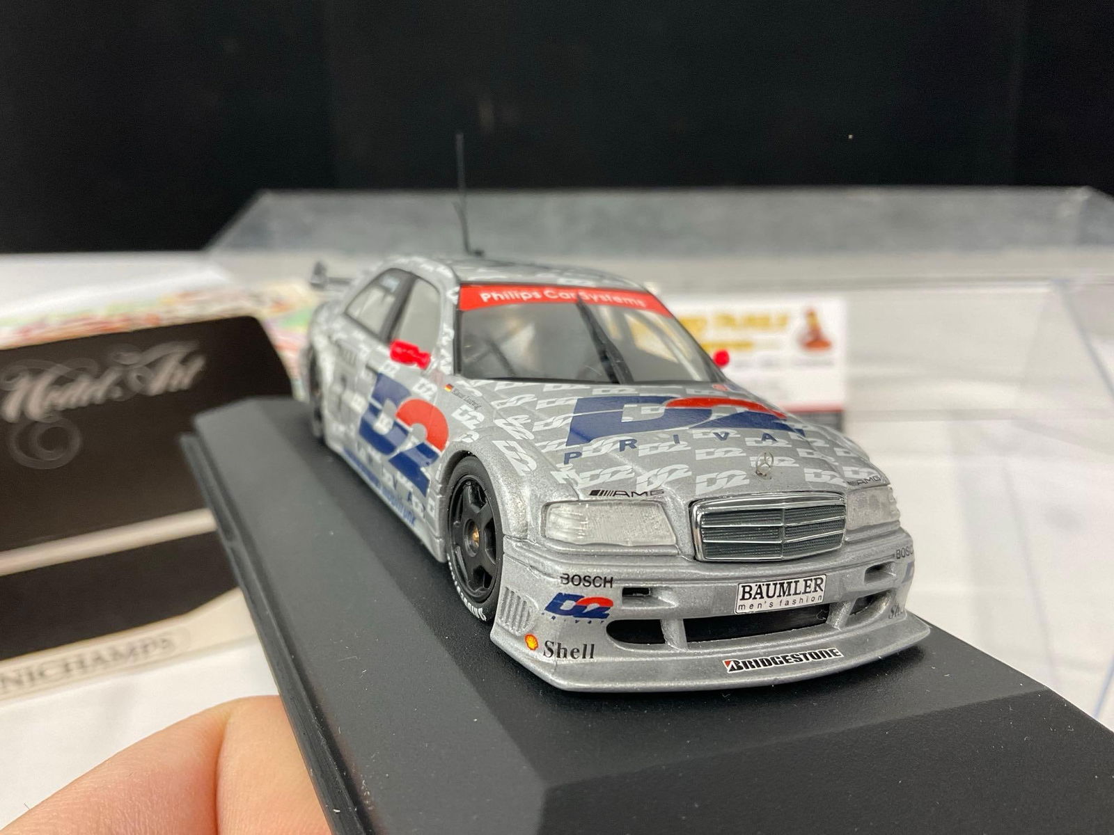 Minichamps Mercedes AMG C180 DTM 94 Pauls Model Kit, 1/43 Scale Diecast Car Model orig box - 5