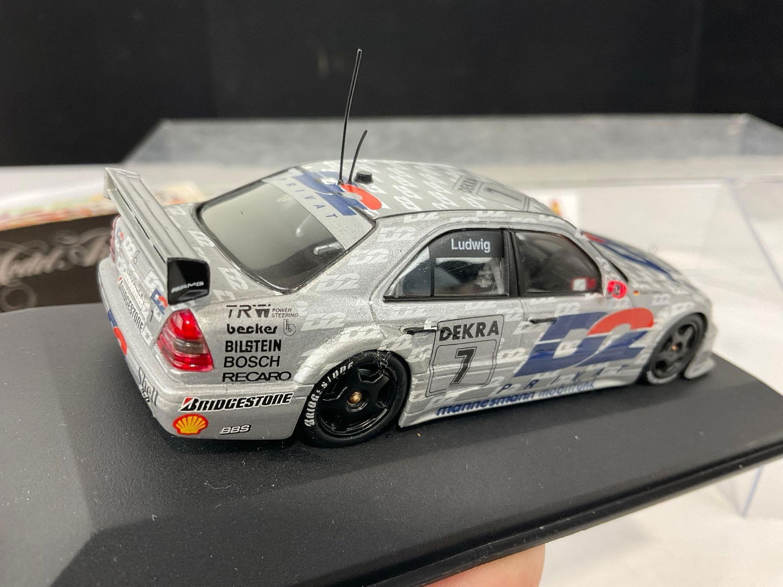 Minichamps Mercedes AMG C180 DTM 94 Pauls Model Kit, 1/43 Scale Diecast Car Model orig box - 6