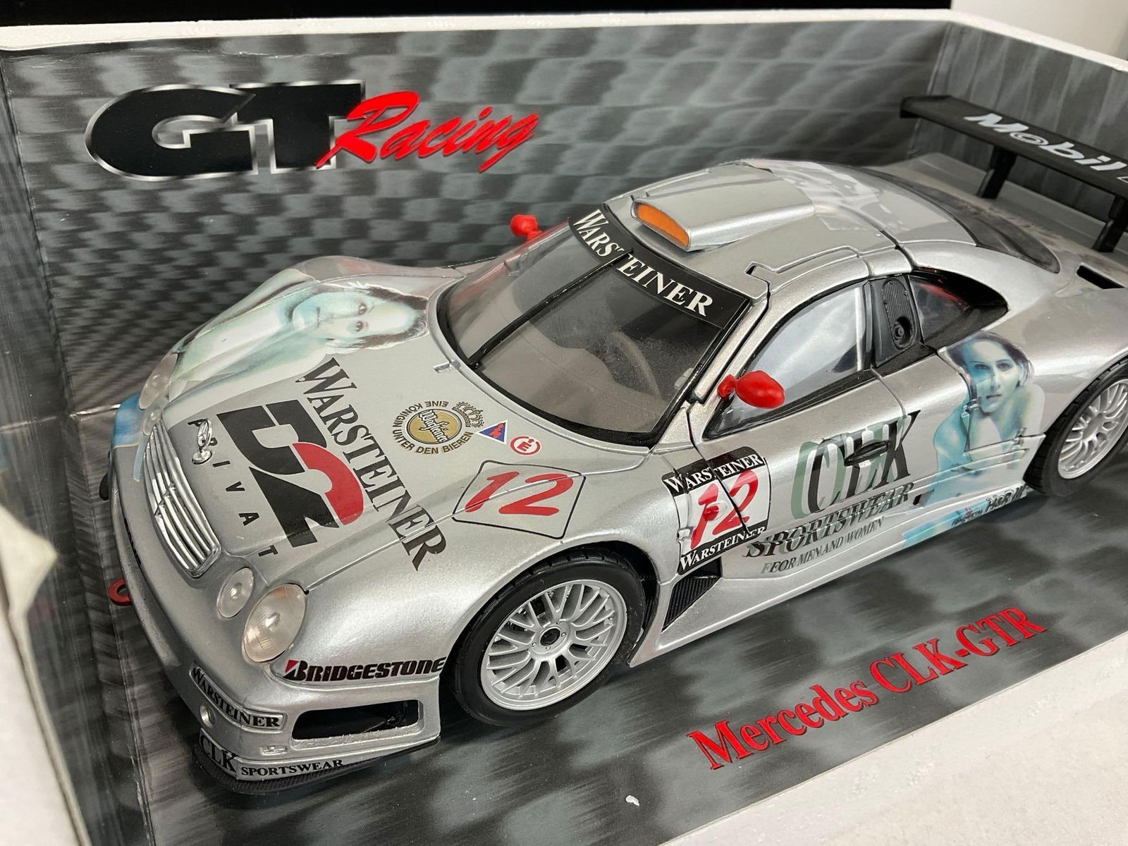 Maisto GT Racing 1997 Mercedes CLK-GTR FIA GT Champ 1/18 Scale Diecast Car Model orig box - 4