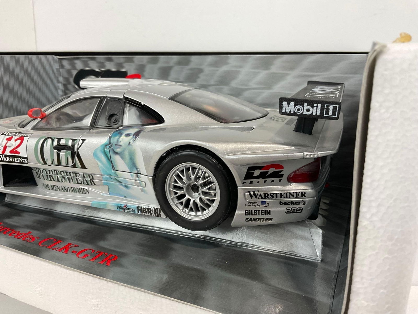 Maisto GT Racing 1997 Mercedes CLK-GTR FIA GT Champ 1/18 Scale Diecast Car Model orig box - 5