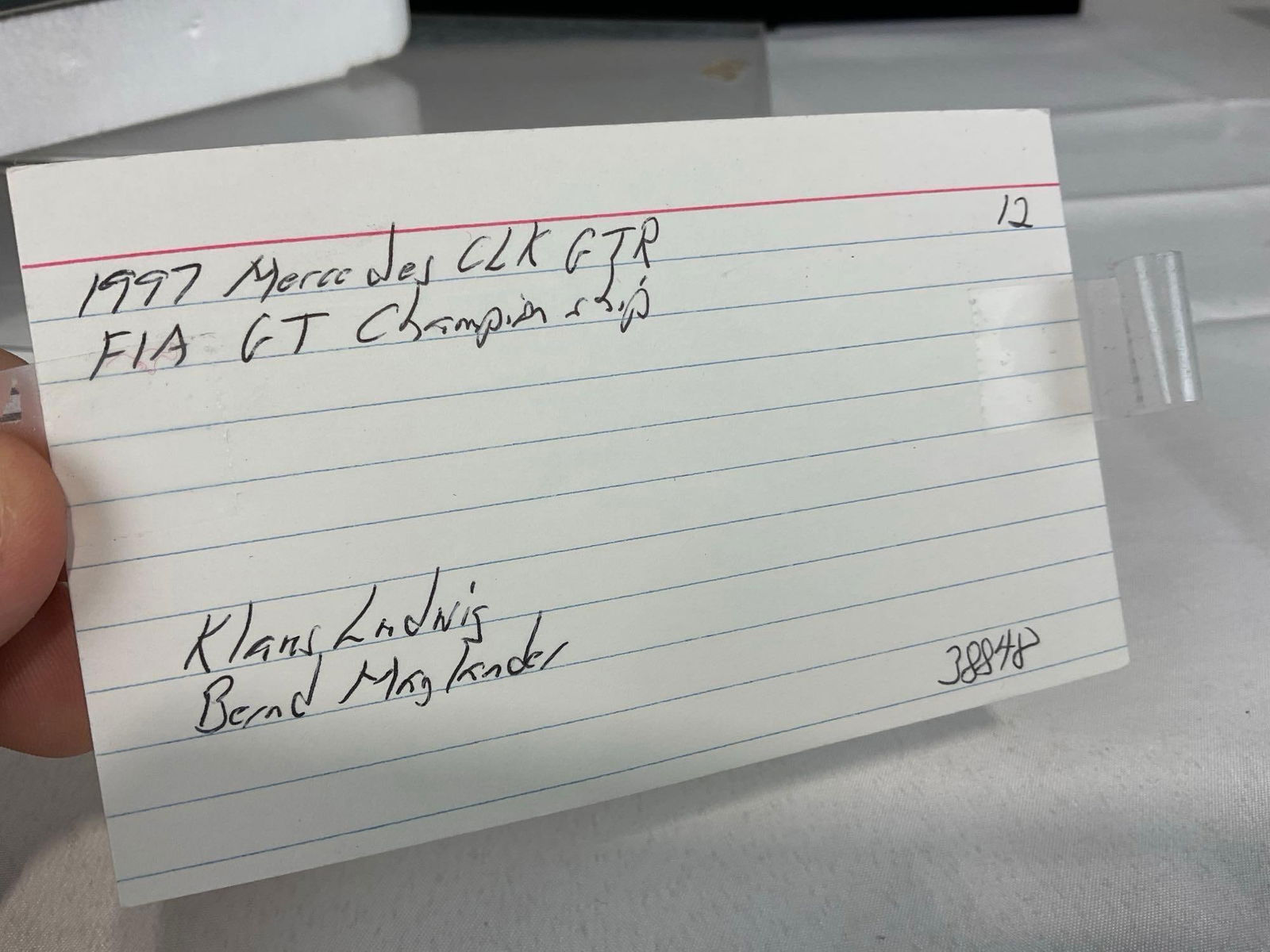 Maisto GT Racing 1997 Mercedes CLK-GTR FIA GT Champ 1/18 Scale Diecast Car Model orig box - 6