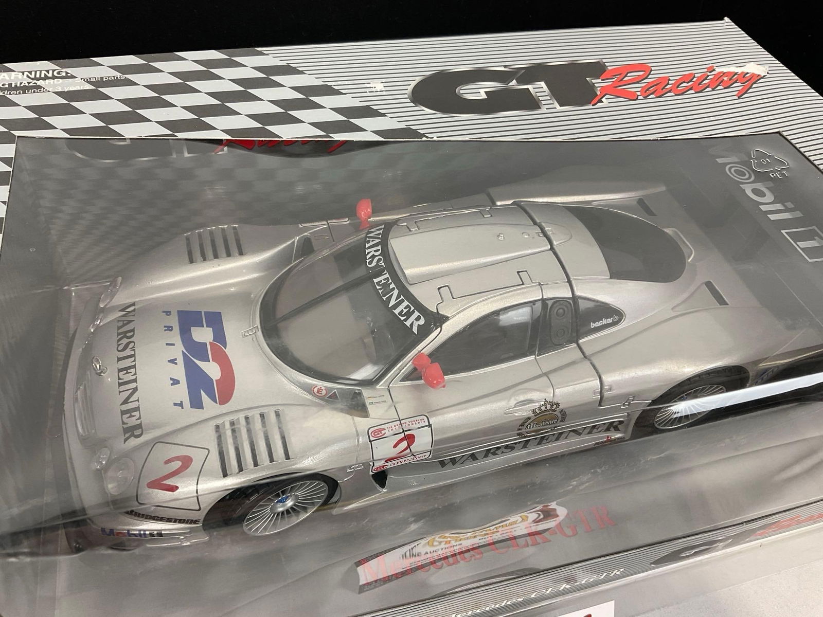 Maisto GT Racing 1998 Mercedes CLK-GTR FIA GT Champ 1/18 Scale Diecast Car Model orig box - 2