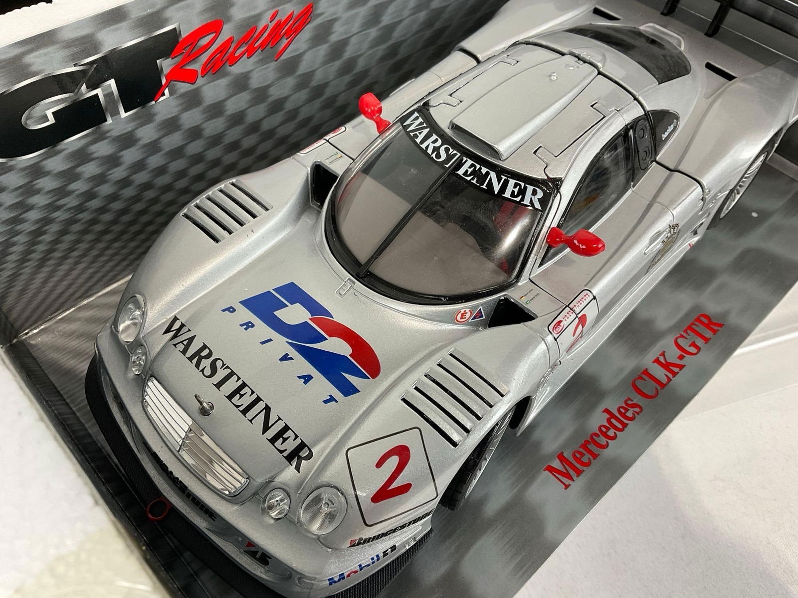 Maisto GT Racing 1998 Mercedes CLK-GTR FIA GT Champ 1/18 Scale Diecast Car Model orig box - 3