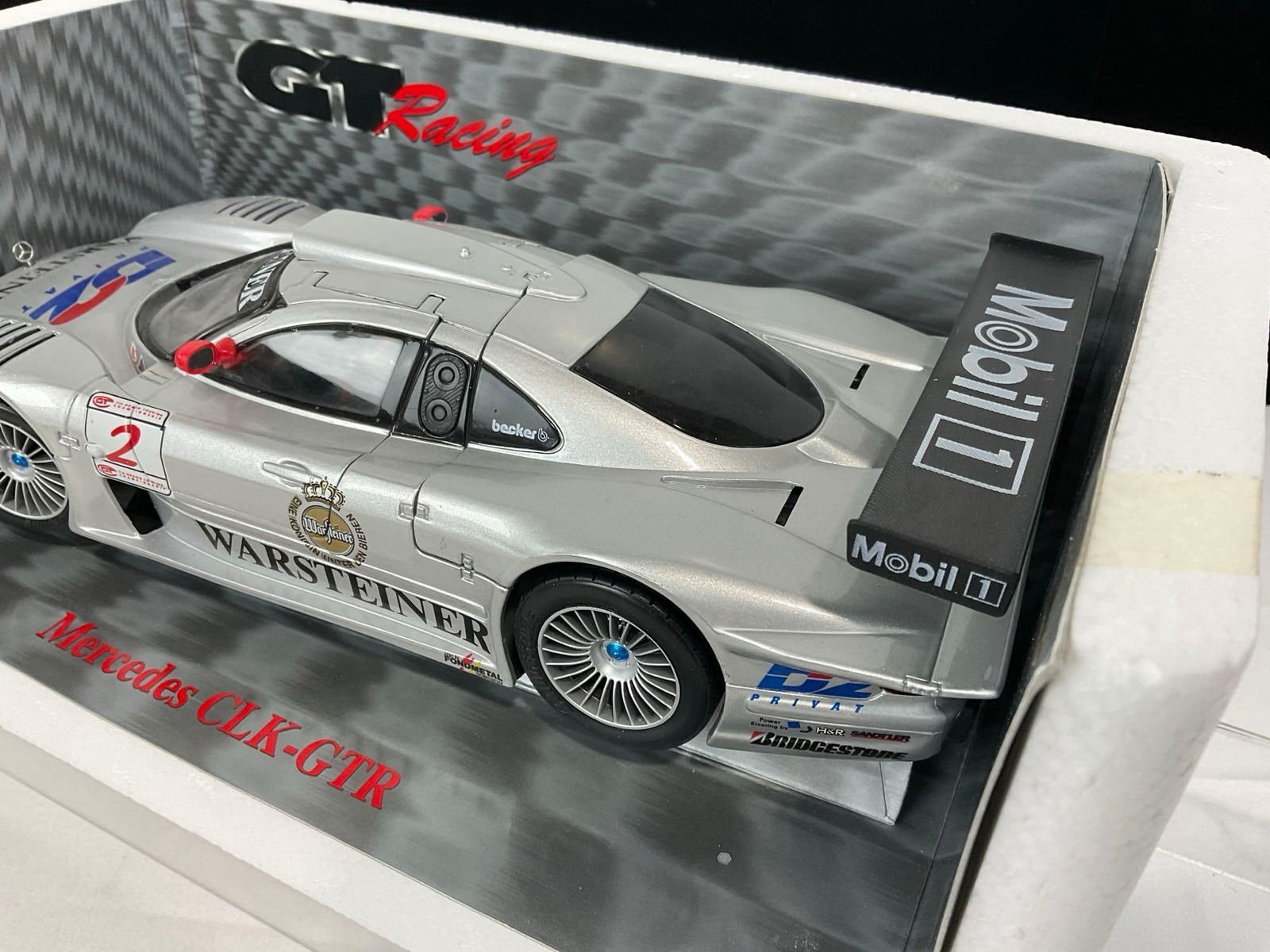 Maisto GT Racing 1998 Mercedes CLK-GTR FIA GT Champ 1/18 Scale Diecast Car Model orig box - 4