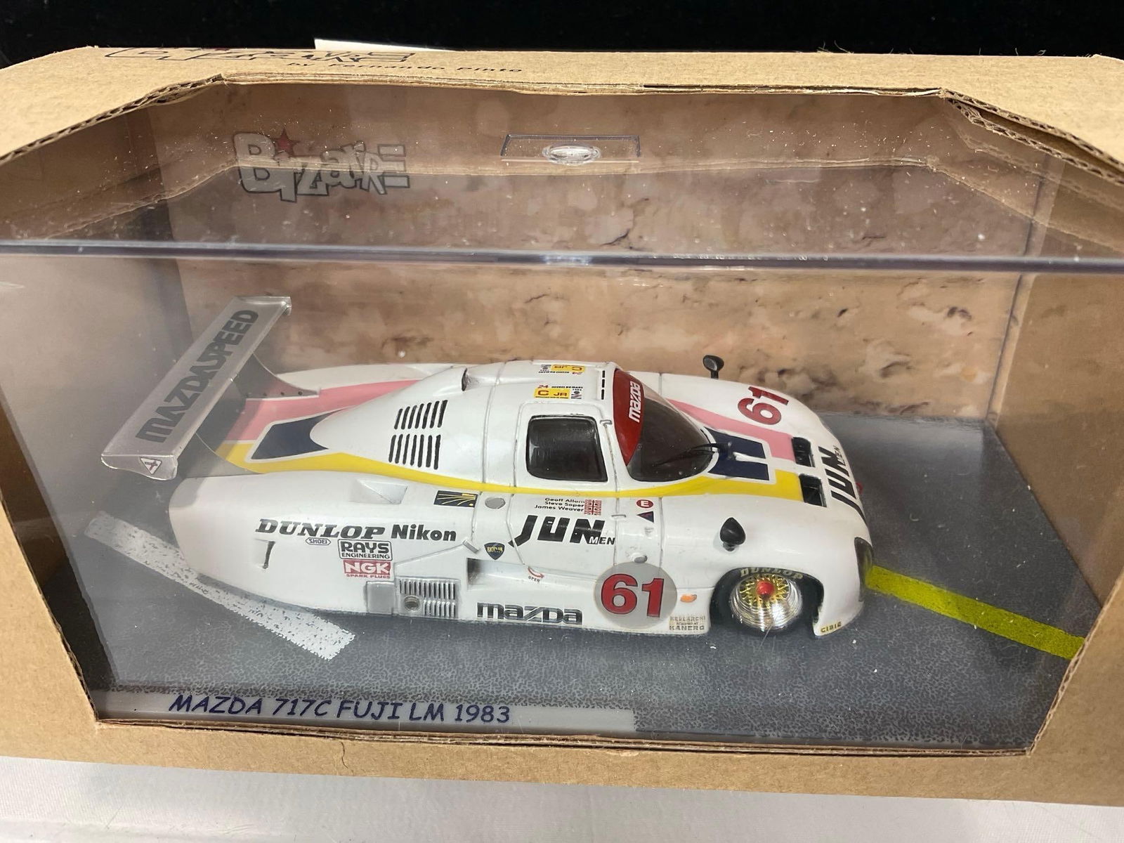 Bizarre BZ104 Mazda 717C #61 18th LM83, 1/43 Scale Diecast Car Model orig box - 2