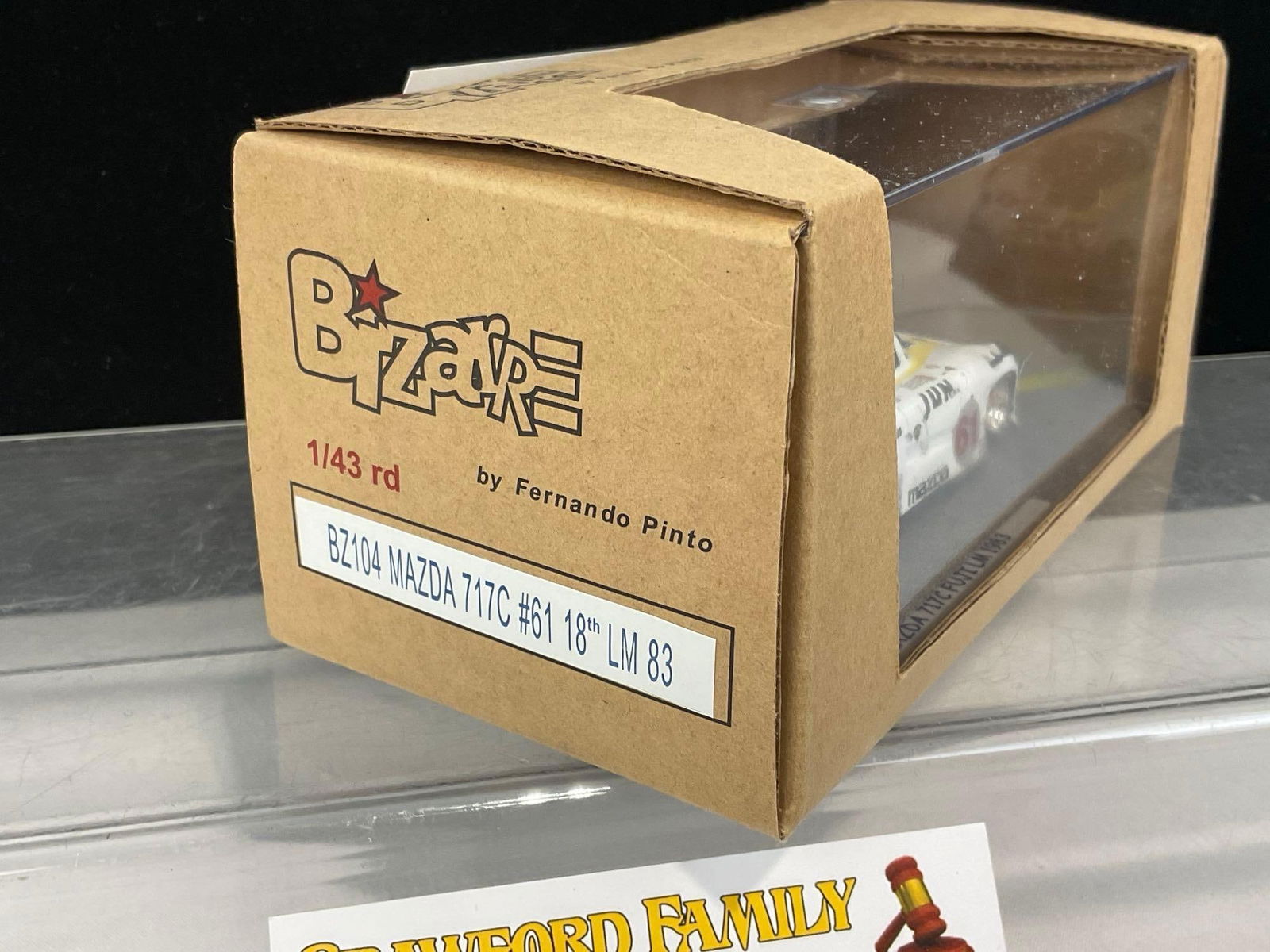 Bizarre BZ104 Mazda 717C #61 18th LM83, 1/43 Scale Diecast Car Model orig box - 3