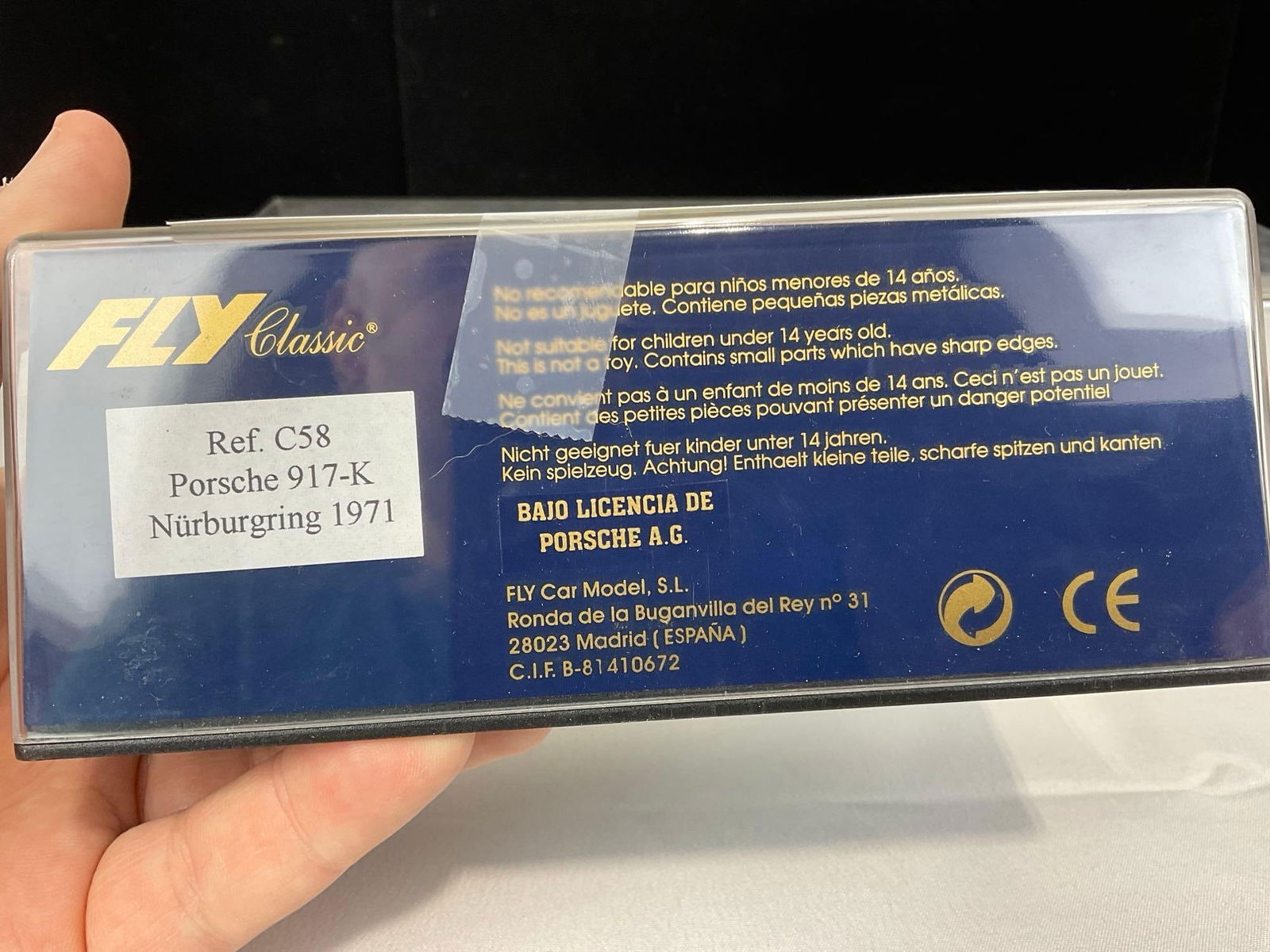 Fly Classic Porsche 917-K Nurburgring 1971, 1/43 Scale Diecast Car Model orig box - 4