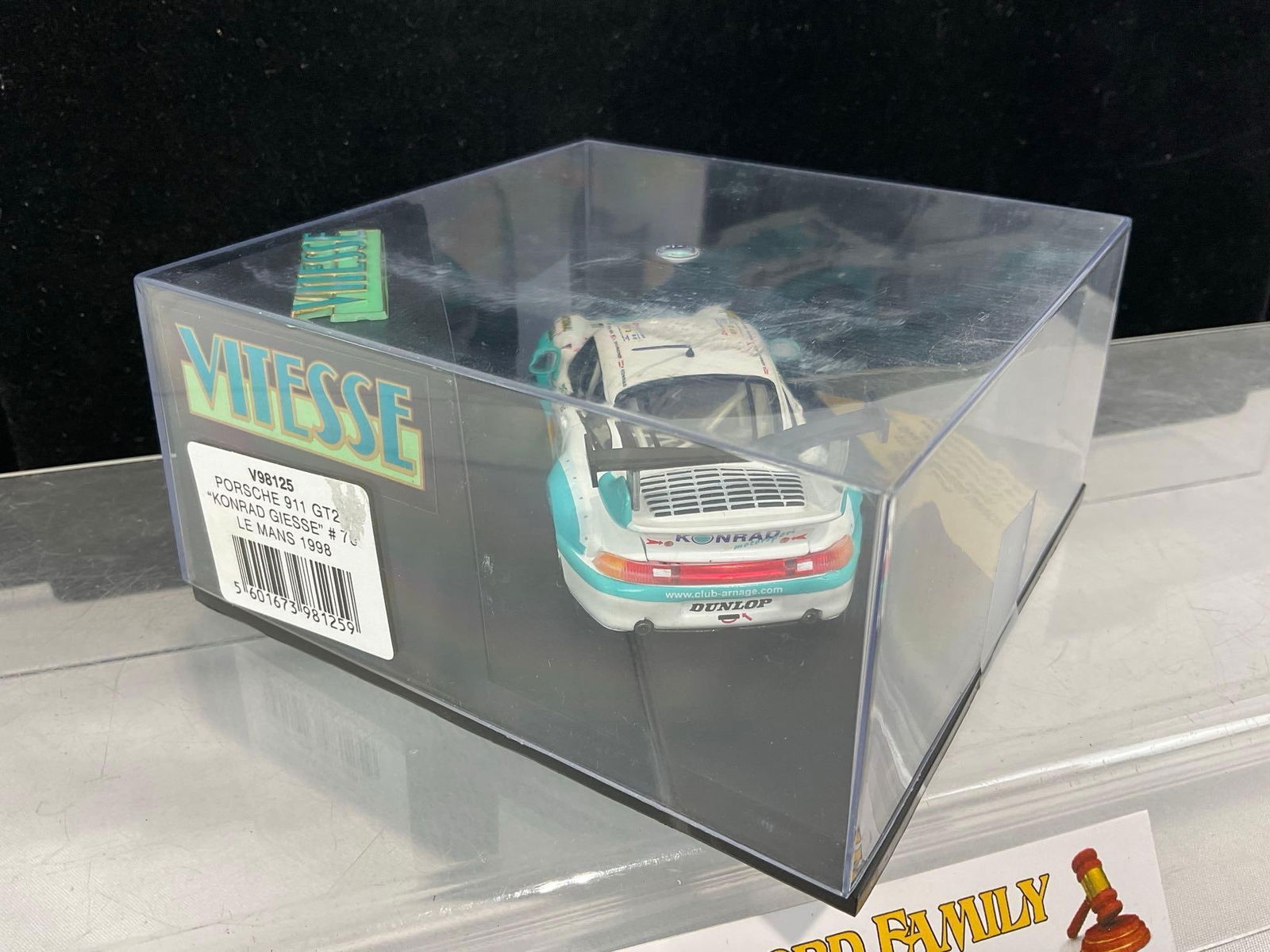 Vitesse Porsche 911 GT2 Konrad Giesse #70 Le Mans 1998, 1/43 Scale Diecast Car Model orig box - 3